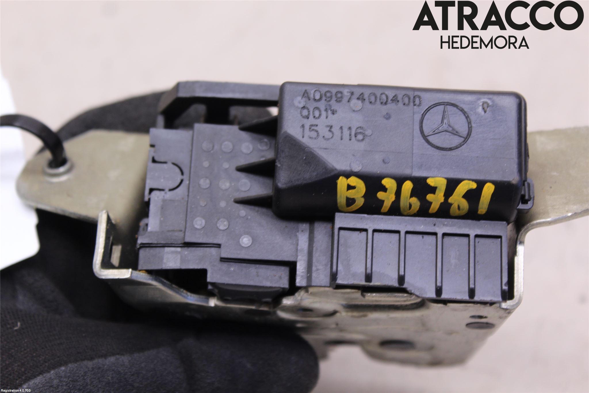 Mercedes-Benz MB GLA-KLASS (X156) 13-20 Bakluke-Lokk Låsekasse