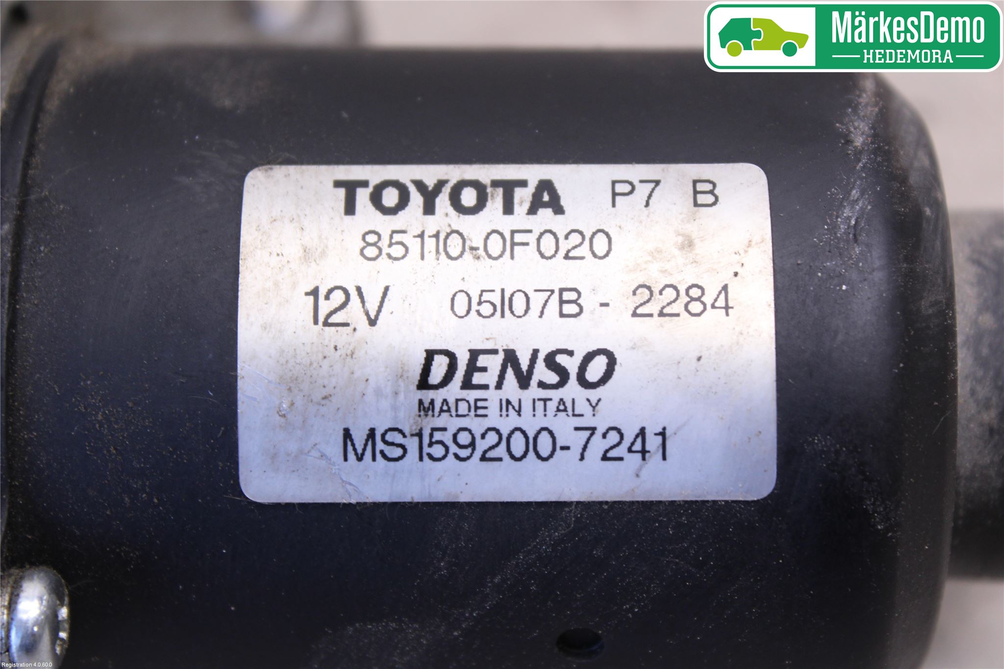 Toyota COROLLA VERSO 04-07 Viskermotor Frontrute
