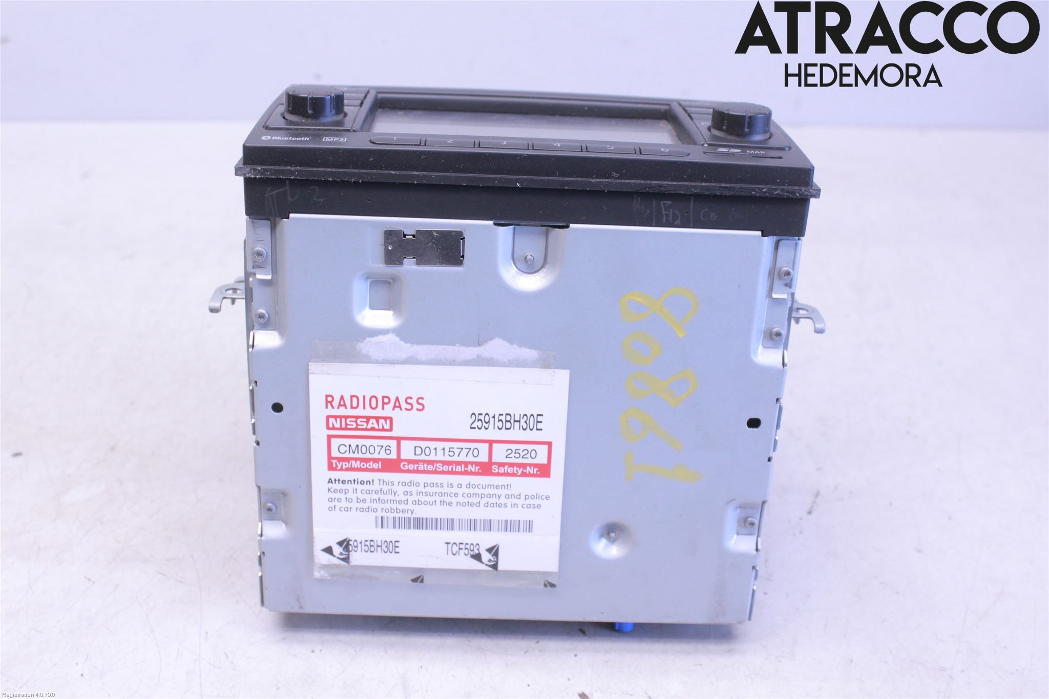 Nissan QASHQAI 10-14 Stereo Radio Med Cd