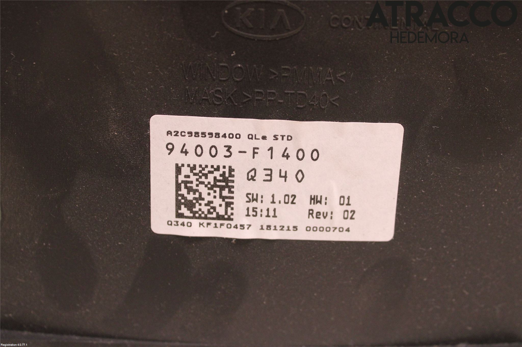 Kia SPORTAGE (QL) 16-21 Instr Kombinert