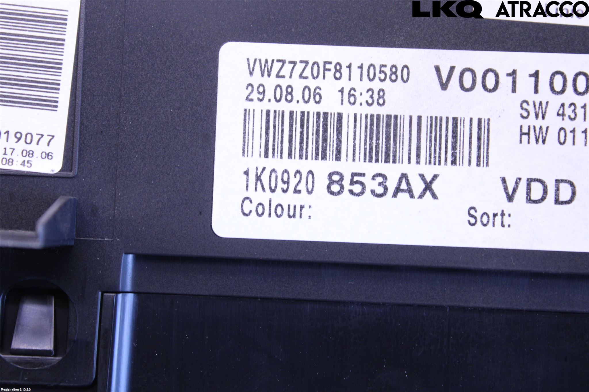 Volkswagen VW GOLF V 04-09 Instr Kombinert