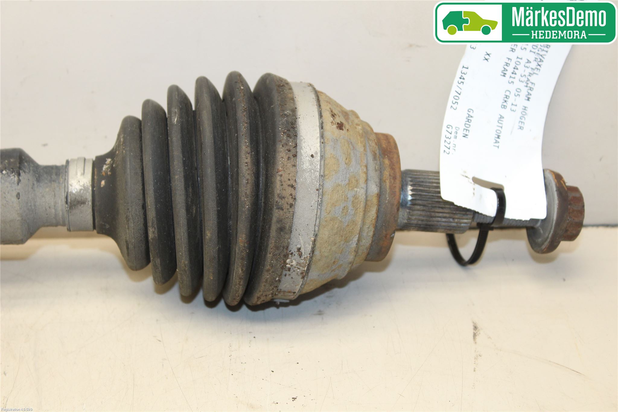 Audi A3/S3 8V 13-20 Drivaksel Foran Kompl Høyre