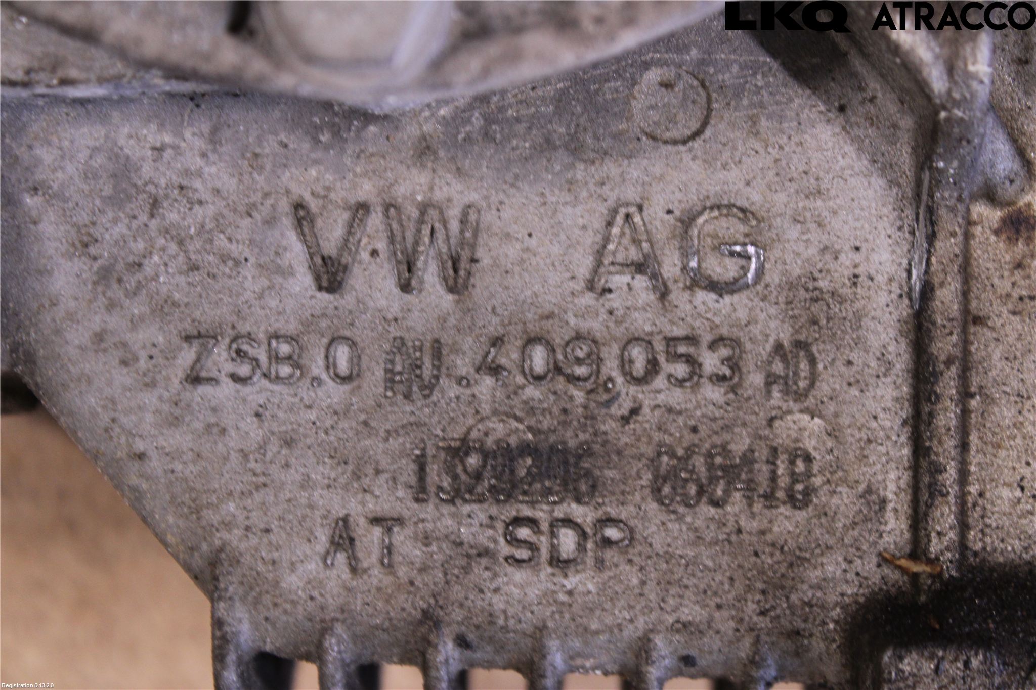Volkswagen VW CADDY 16-20 Gearkasse Fordelingskasse