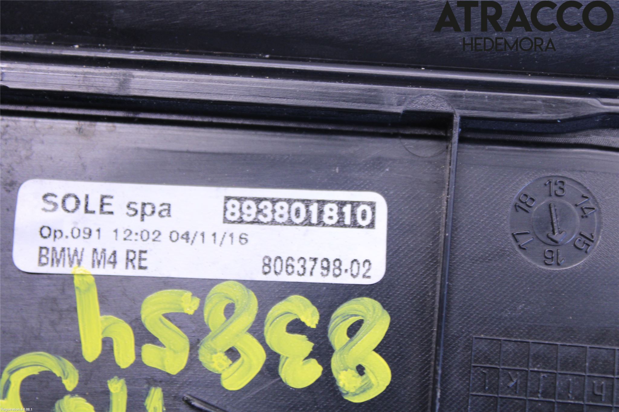 BMW 4 F32/F33/F82/F83 13-20 Innr Terskel Innstigning