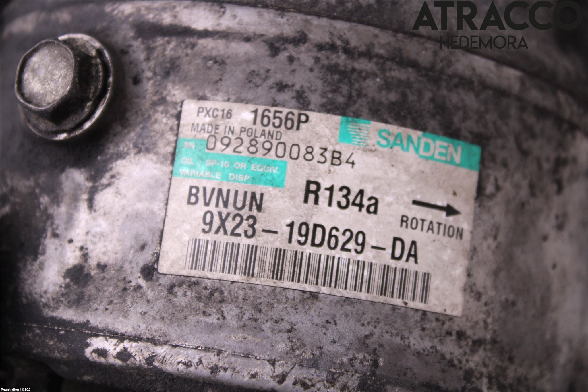 Landrover LAND ROVER DISCOVERY 4 10-16 Varme Ac Kompressor