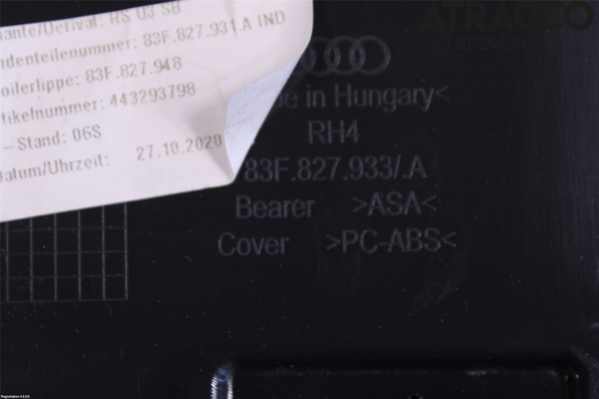 Audi Q3 F3 19- Spoiler Bakluke
