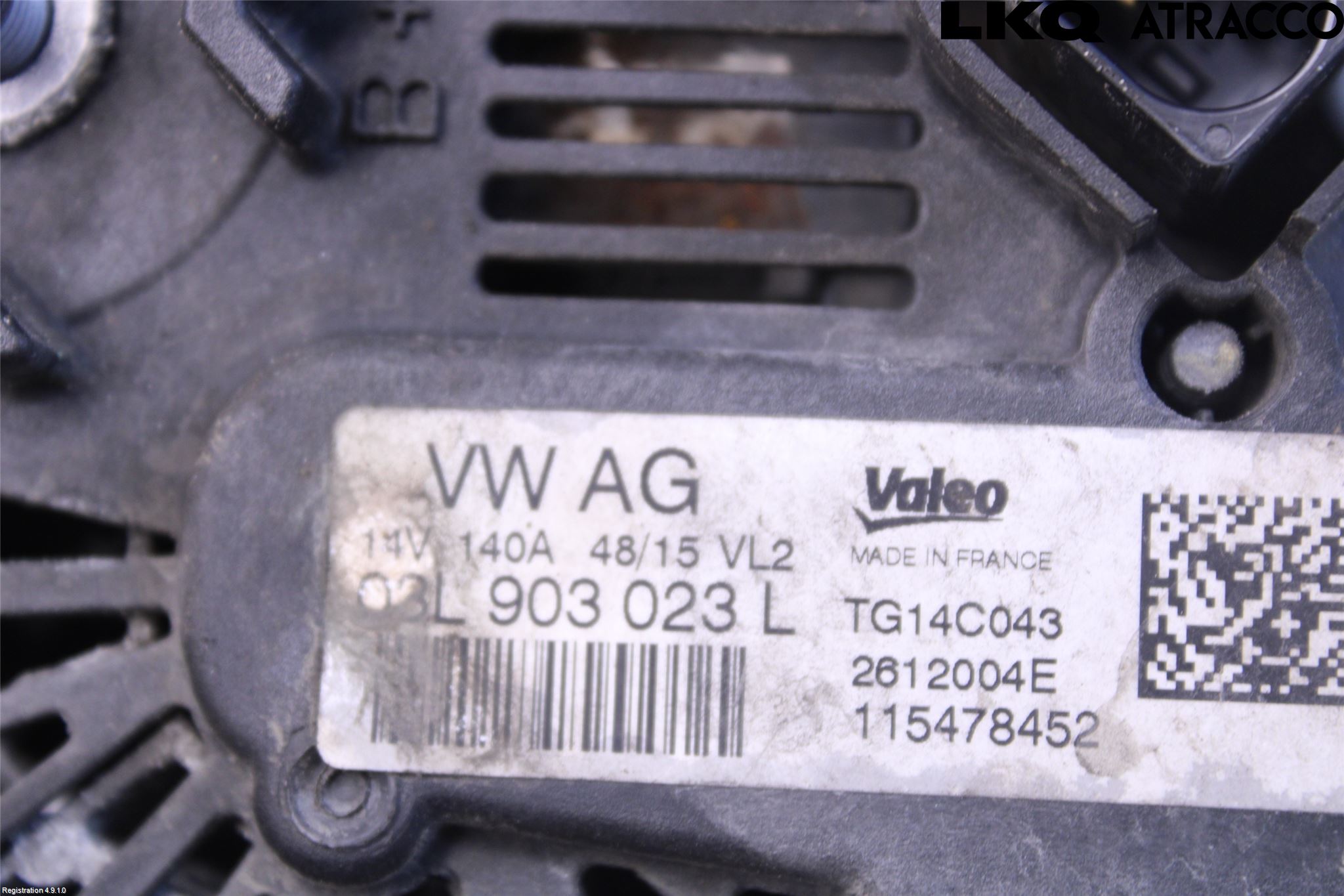 Volkswagen VW PASSAT 15-19 Dynamo
