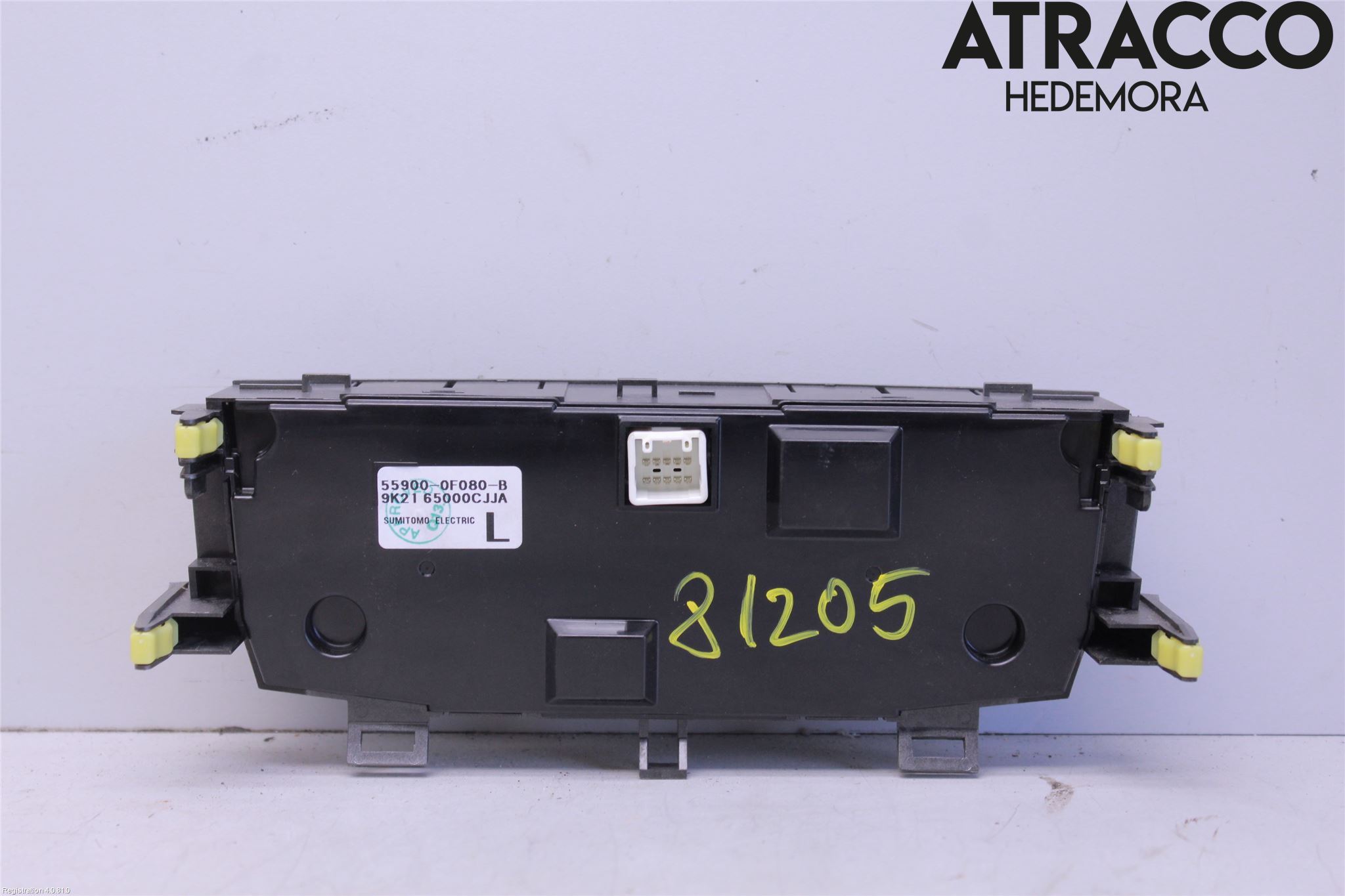 Toyota VERSO 09-18 Varme Ac Betjening-Display