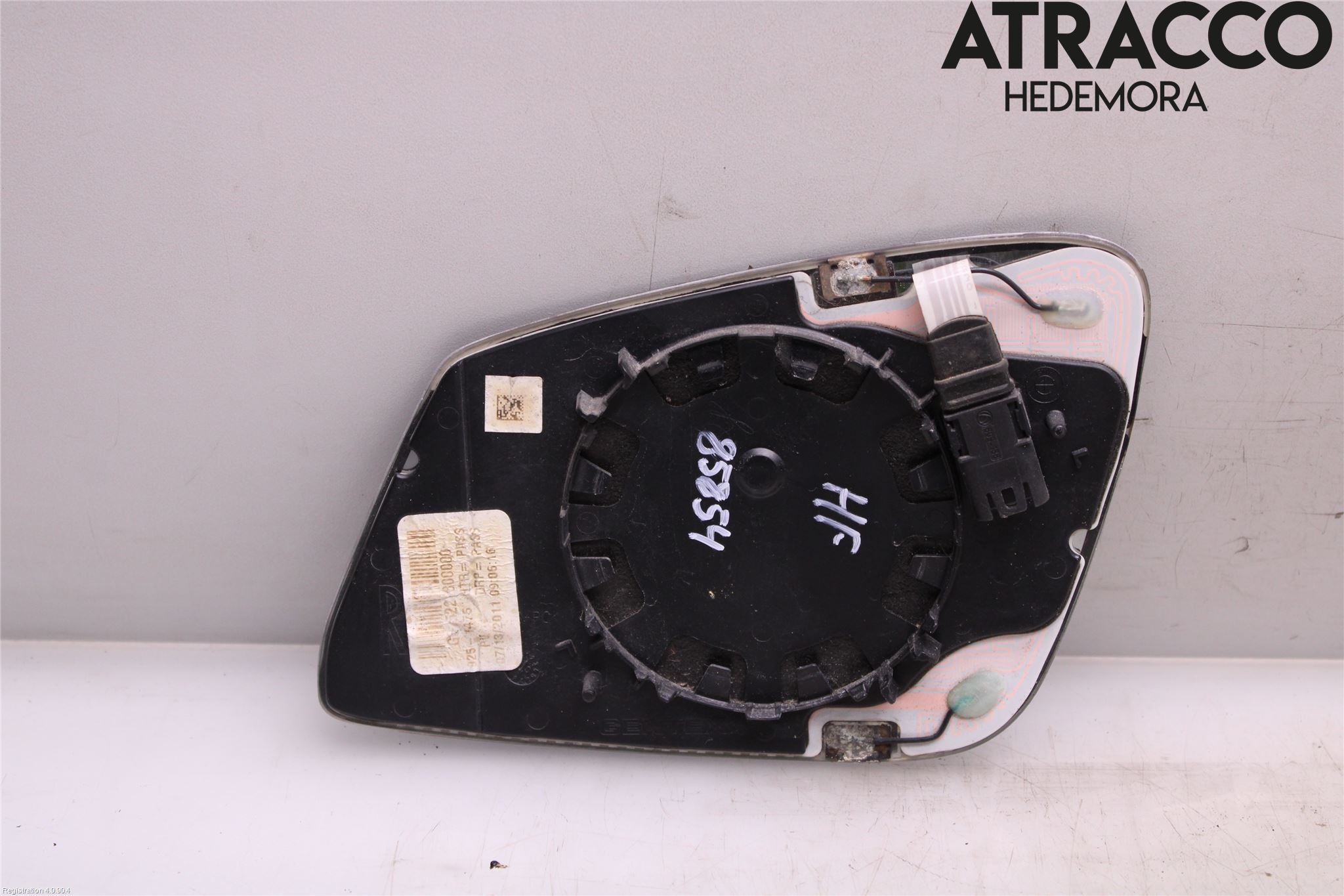 BMW 5 F10/F11/F18 09-17 Speil Glass H