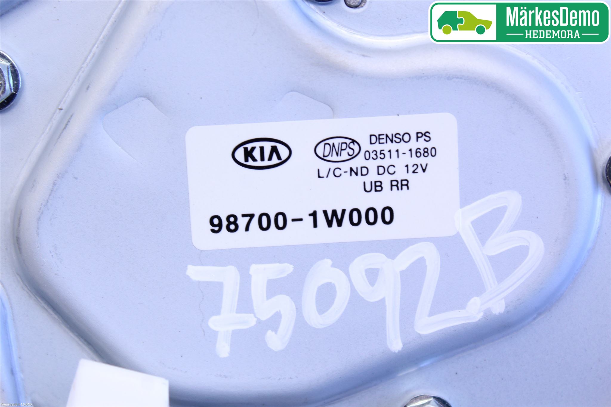 Kia RIO 12-16 Viskermotor Bakluke