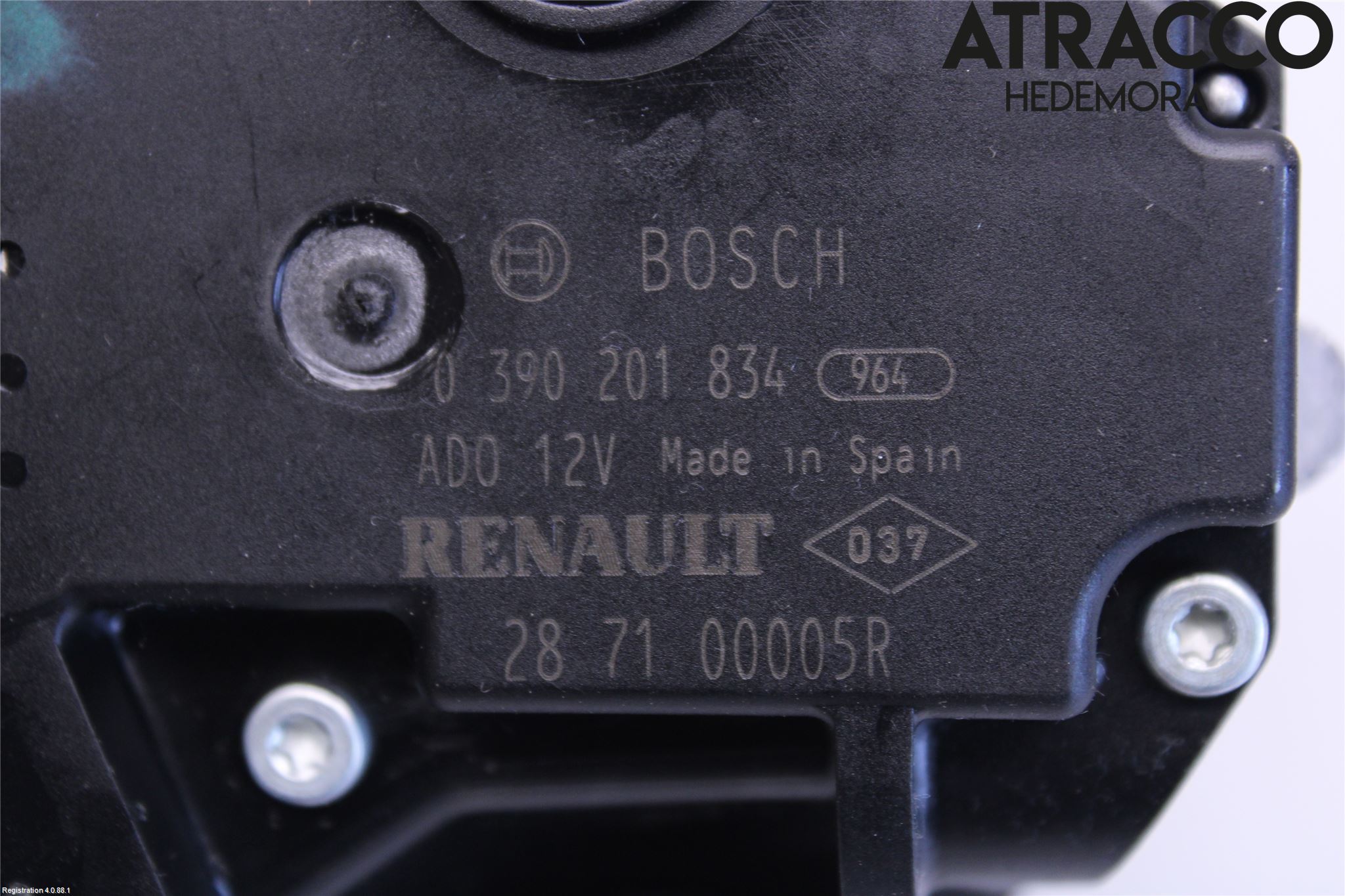 Renault MEGANE III 09-15 Viskermotor Bakluke