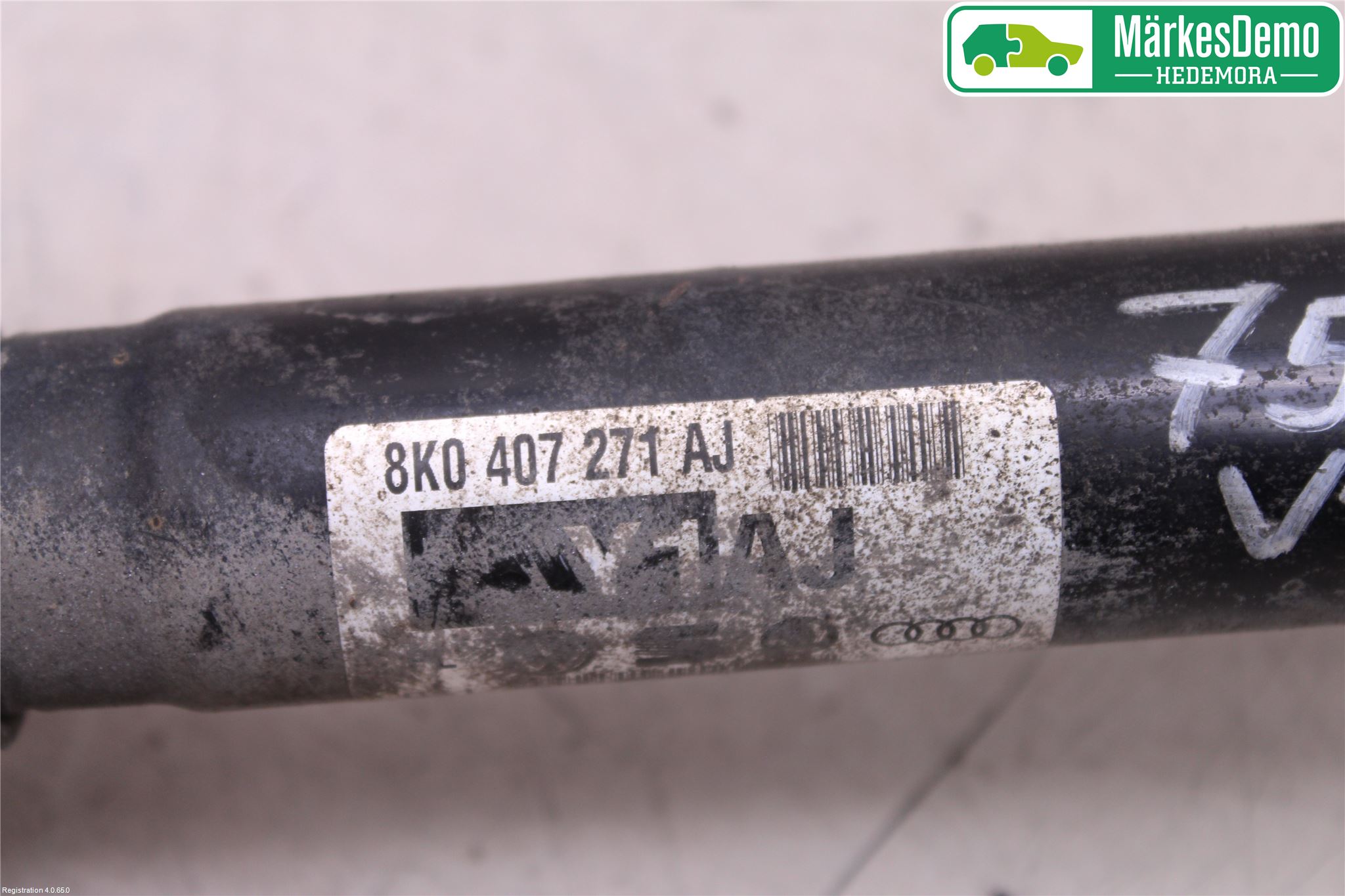 Audi A5 07-16 Drivaksel Foran Kompl Venstre