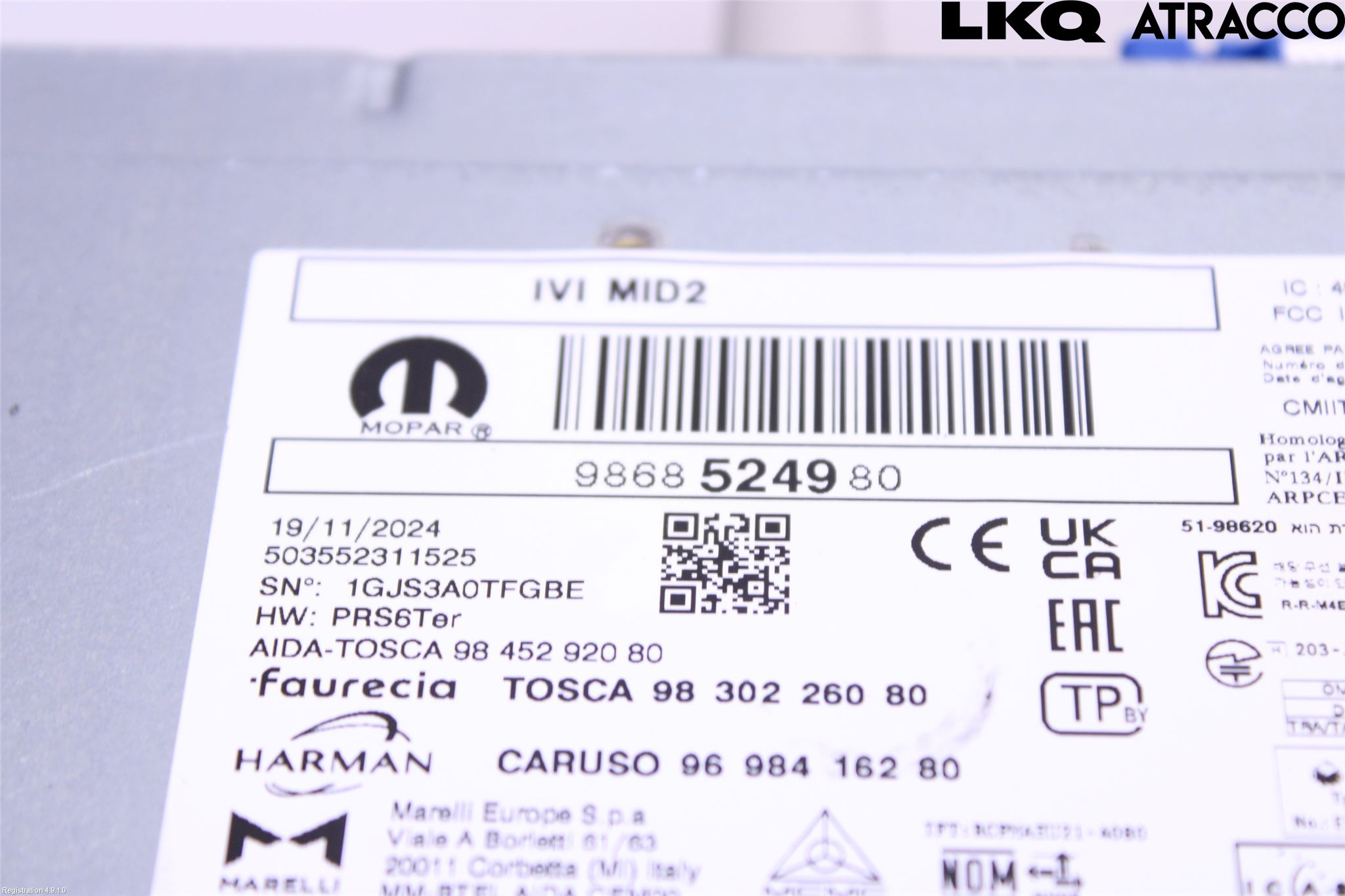 Peugeot 2008/E-2008 20- Stereo Radio Med Cd