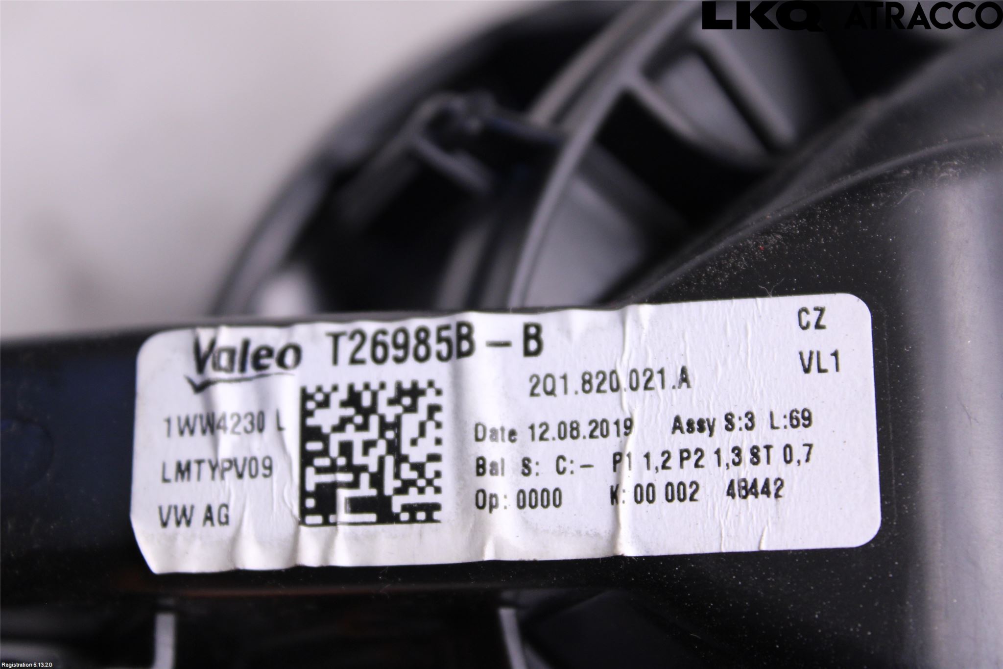 Skoda SCALA 19- Varme Ac Varmeapparatvifte