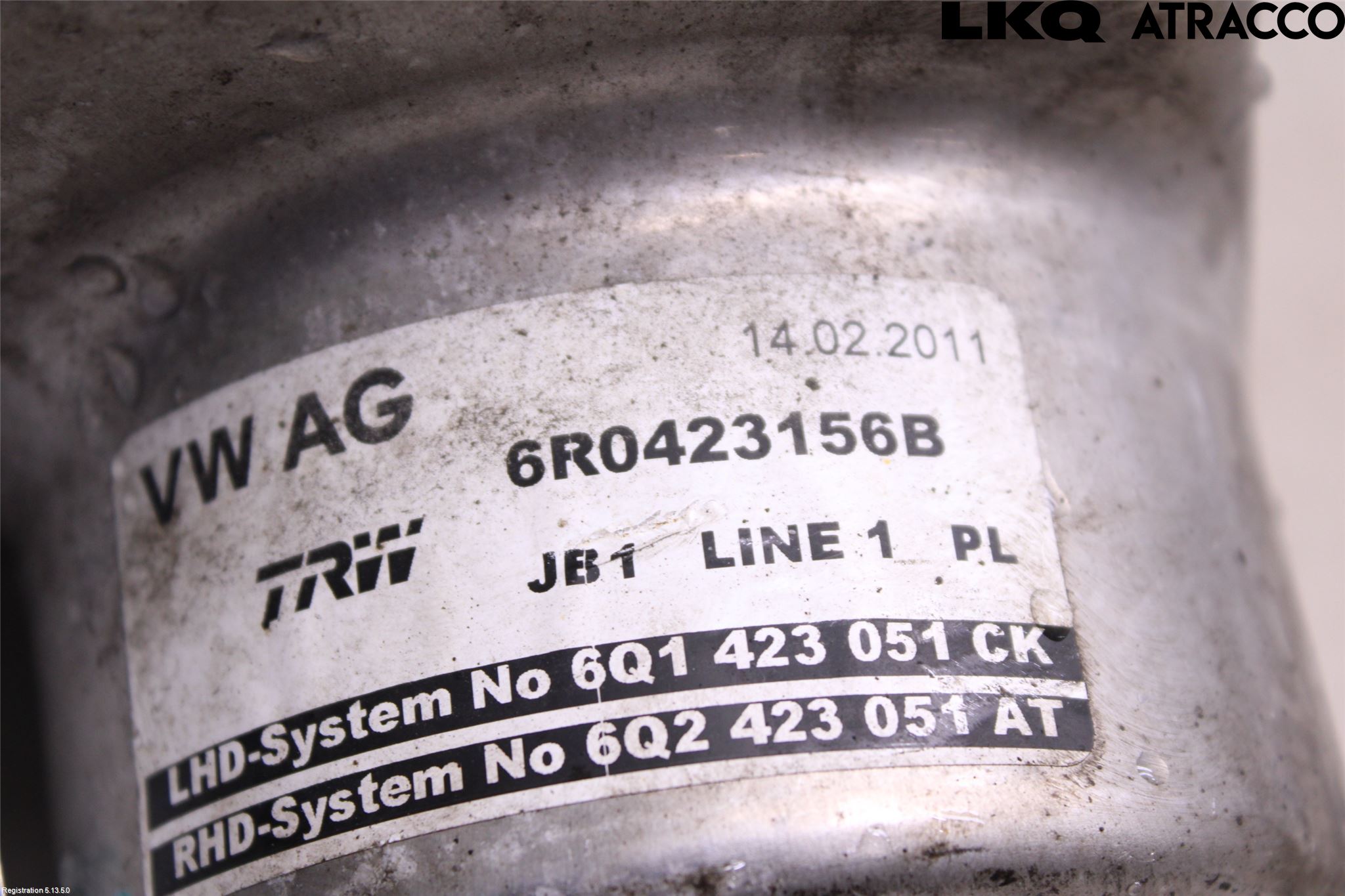 Skoda FABIA 07-14 Servostyring Eletrisk Pumpe
