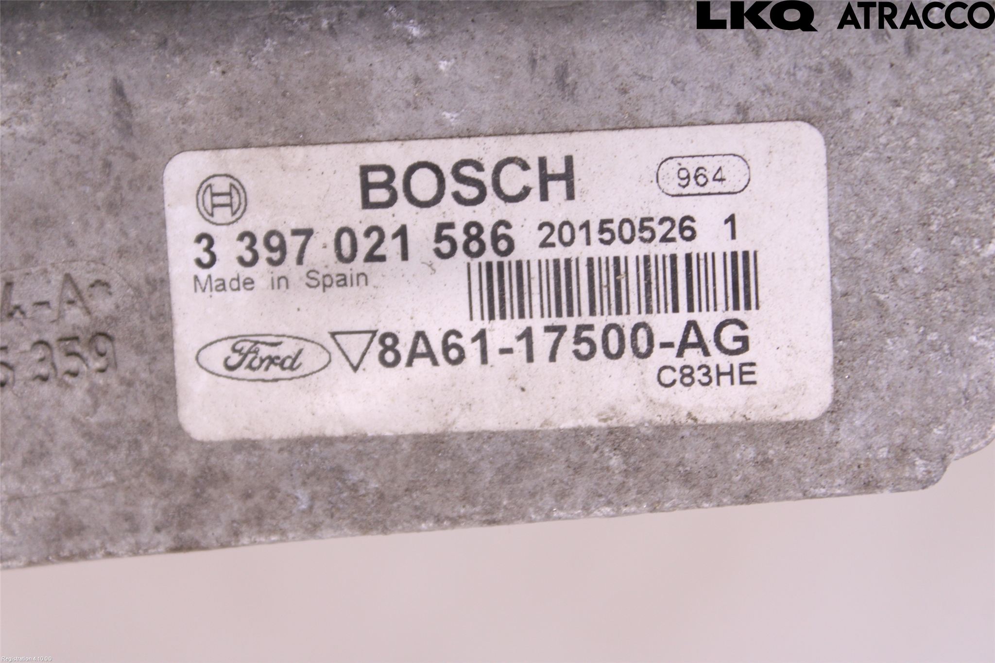 Ford FIESTA 13-17 Viskeroverføring Frontrute