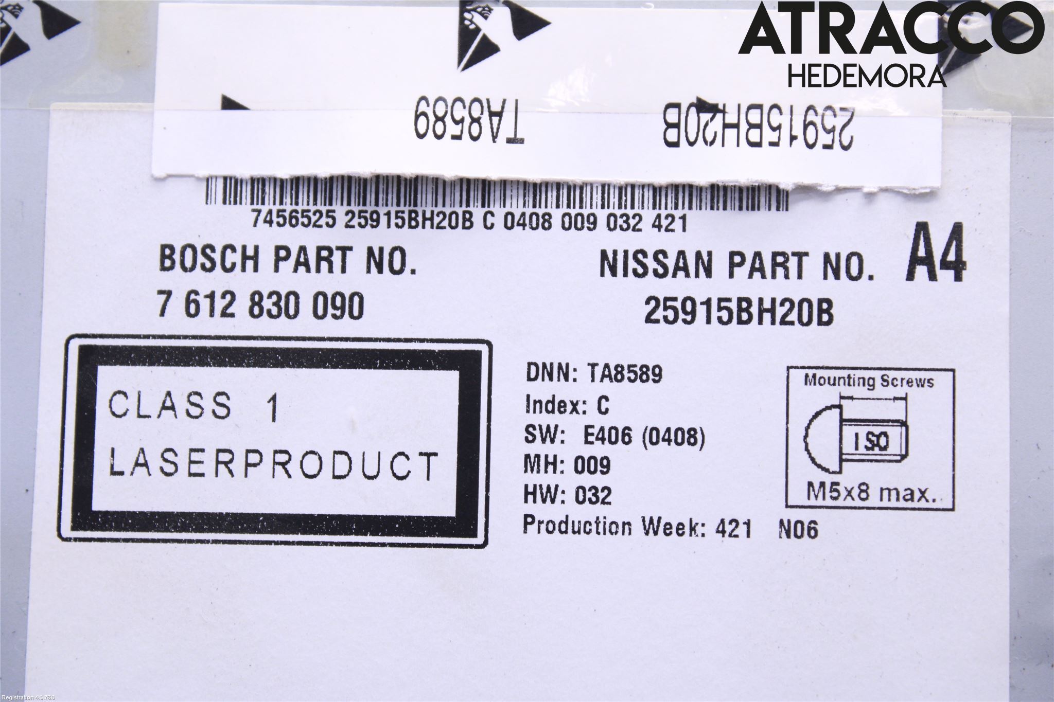 Nissan JUKE 10-14 Stereo Radio Med Cd