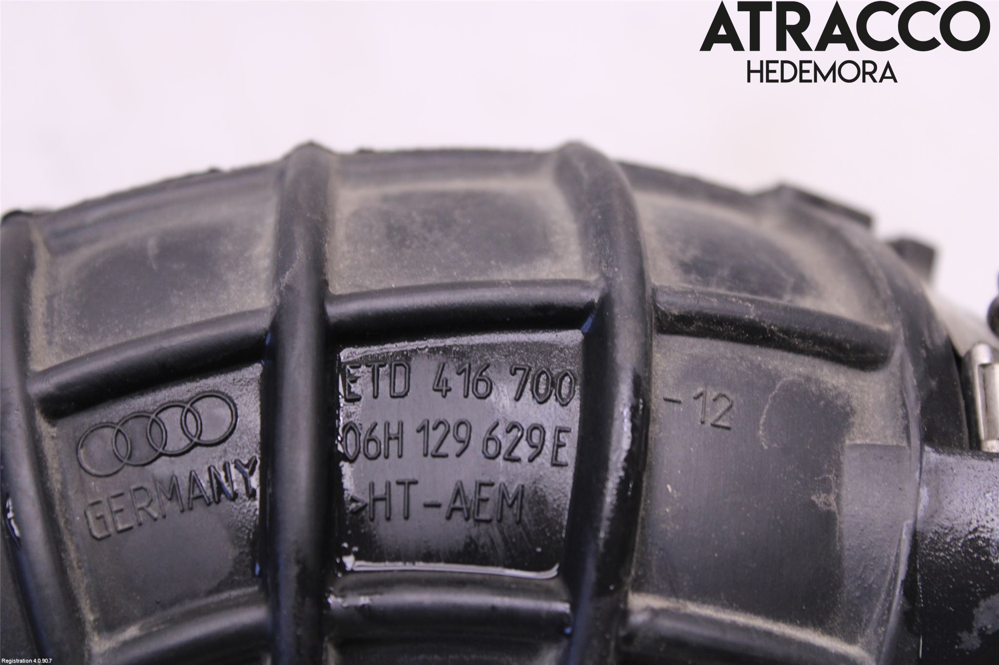 Audi A4/S4 08-11 Inns Gummibelg - Slange