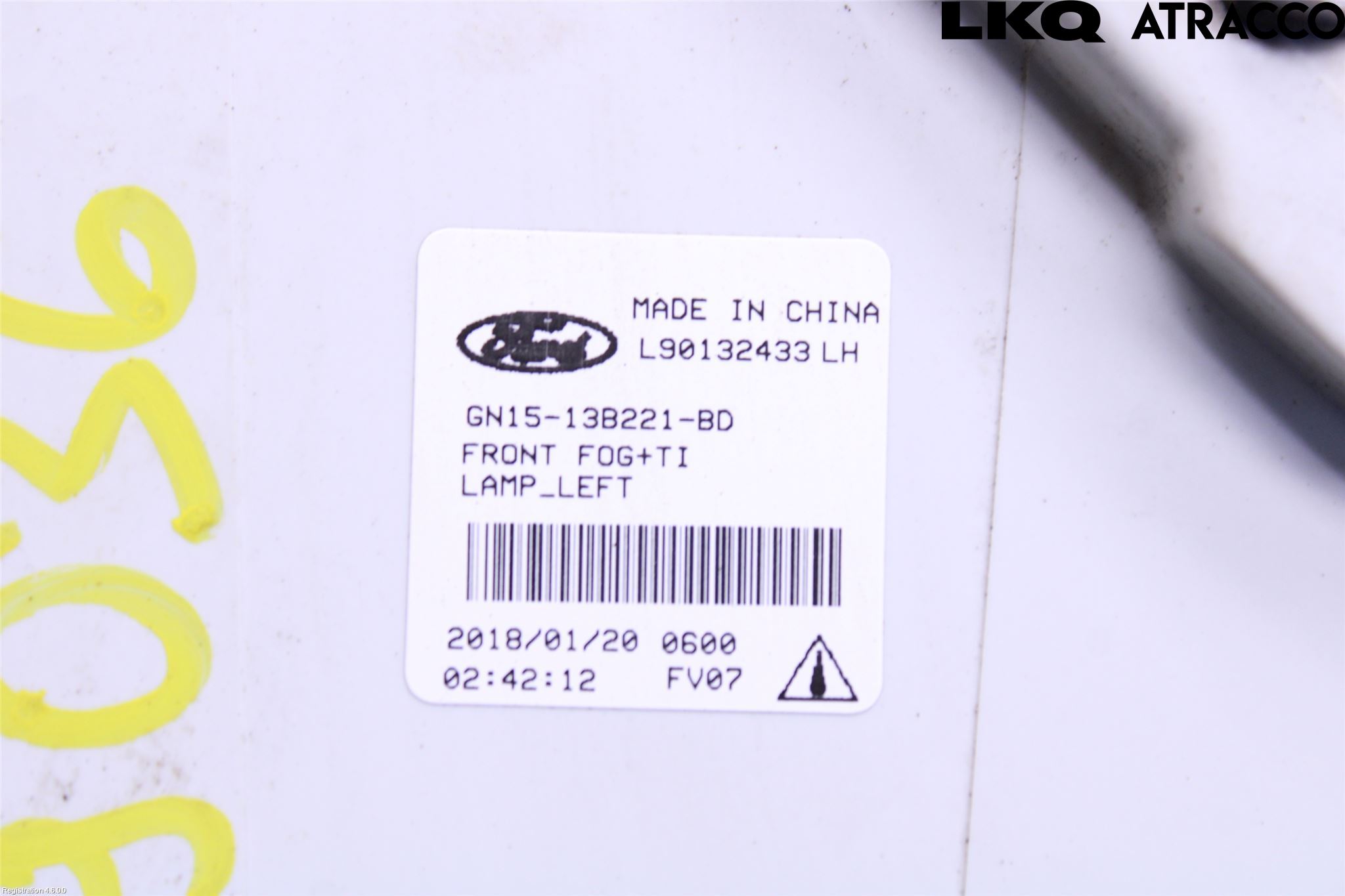Ford ECOSPORT 17- Frontlykt-Kurve-Tåkelys