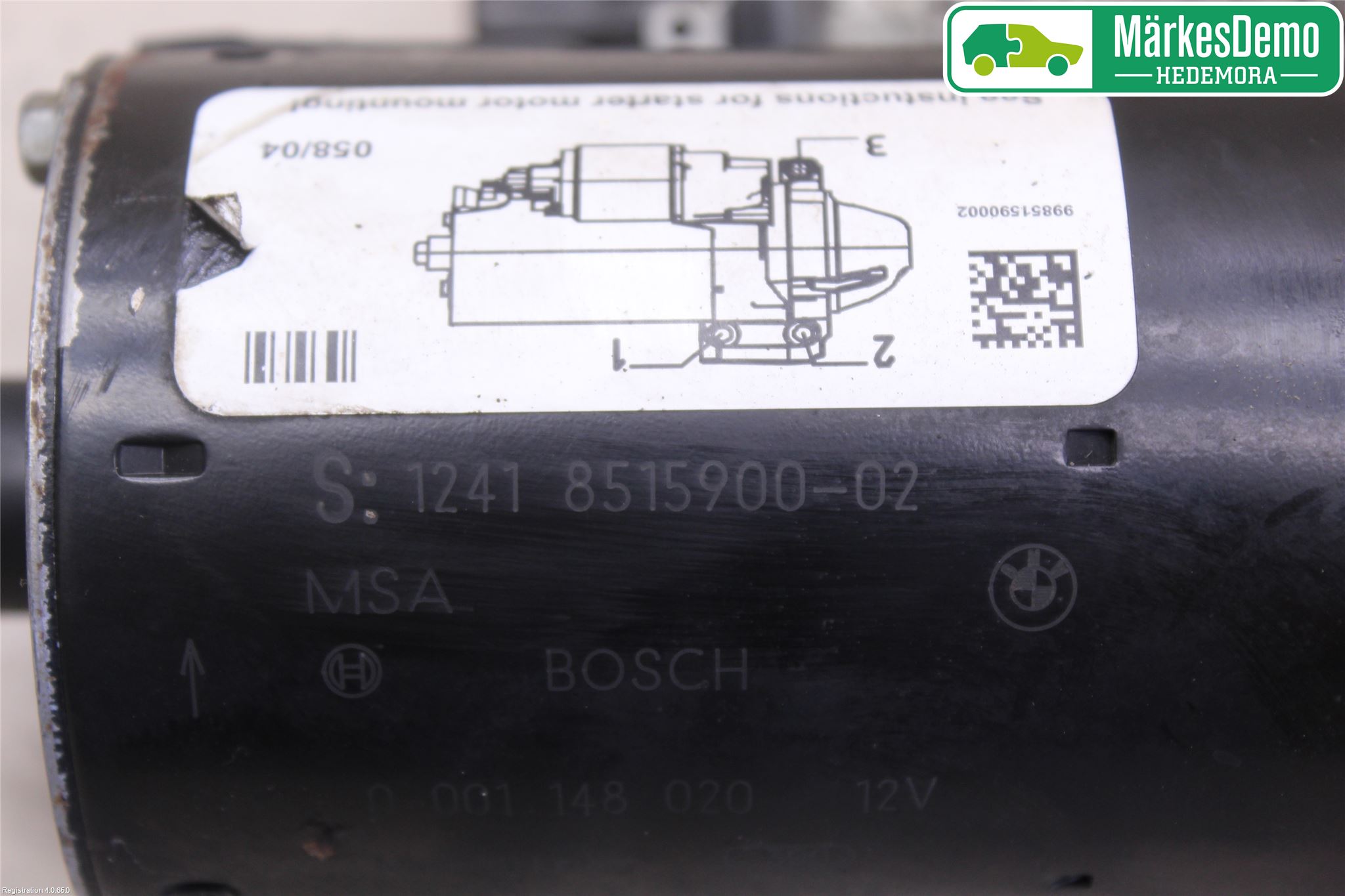 BMW X3 F25 10-17 Startmotor Diesel