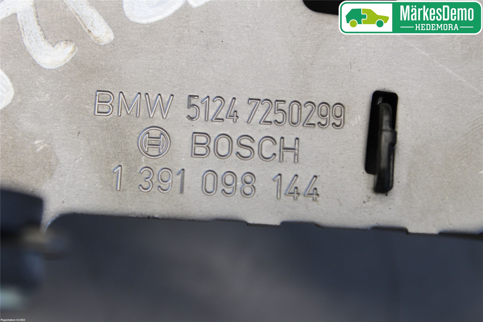 BMW 5 F10/F11/F18 09-17 Bakluke-Lokk Låsekasse