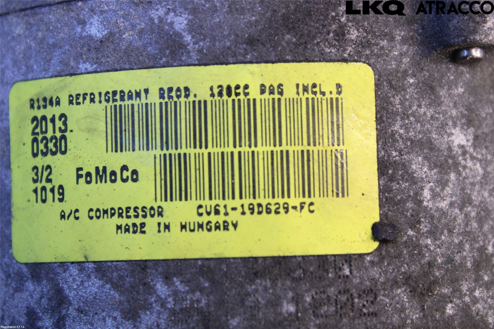 Ford FOCUS 11-14 Varme Ac Kompressor