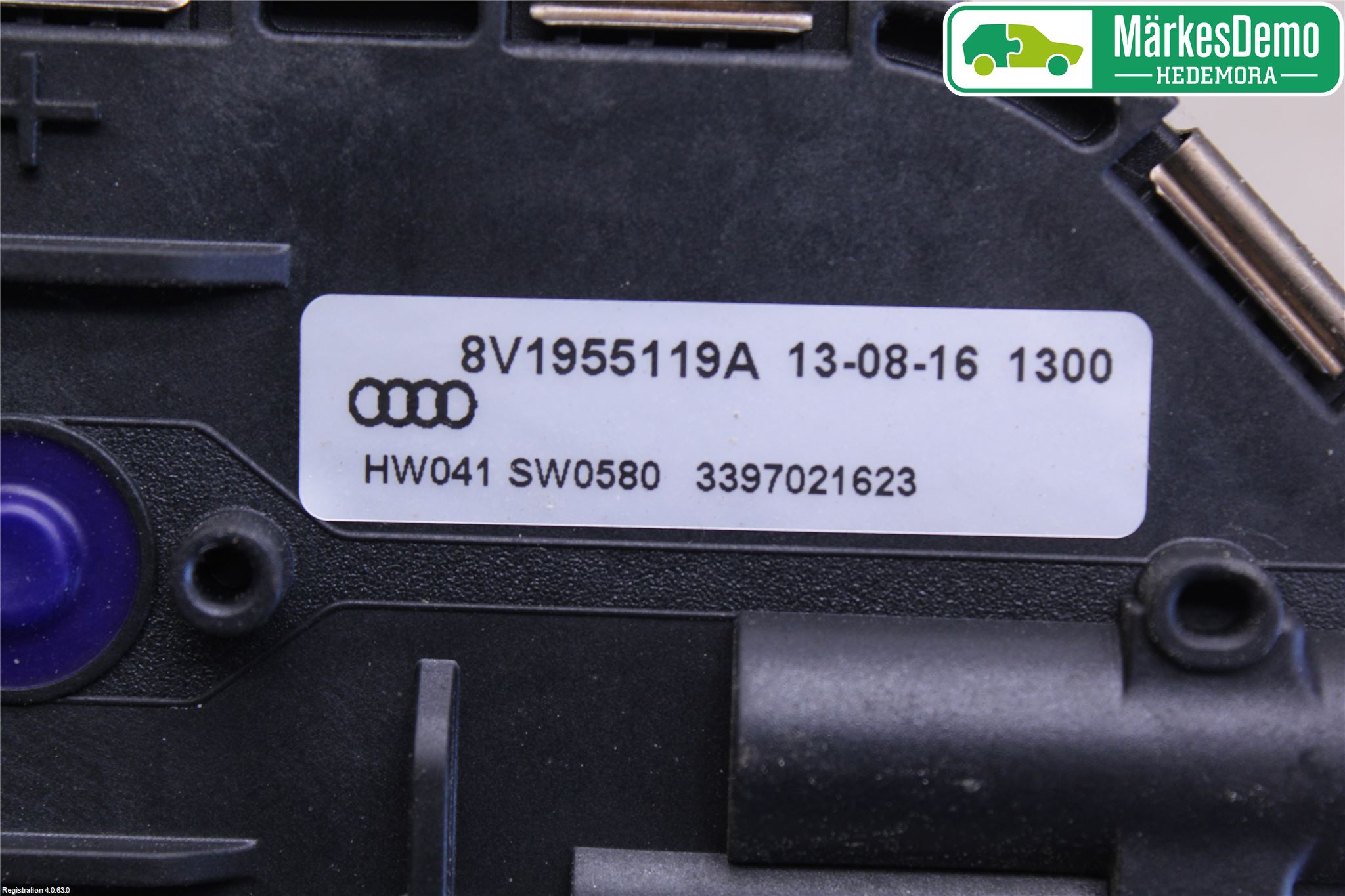 Audi A3/S3 8V 13-20 Viskermotor Frontrute