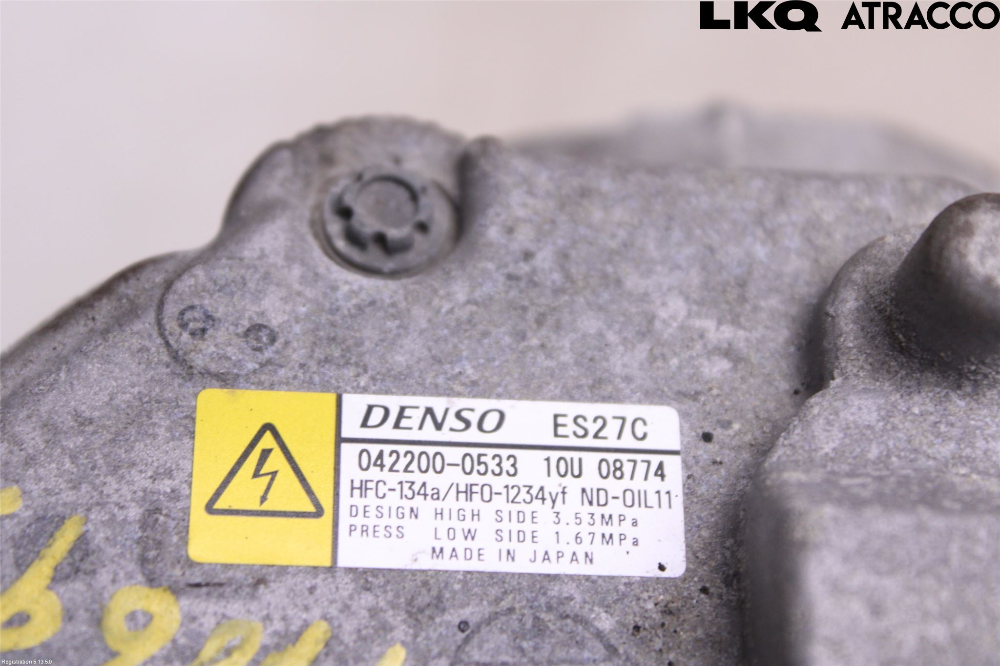 Lexus NX 300h 15-21 Varme Ac Kompressor