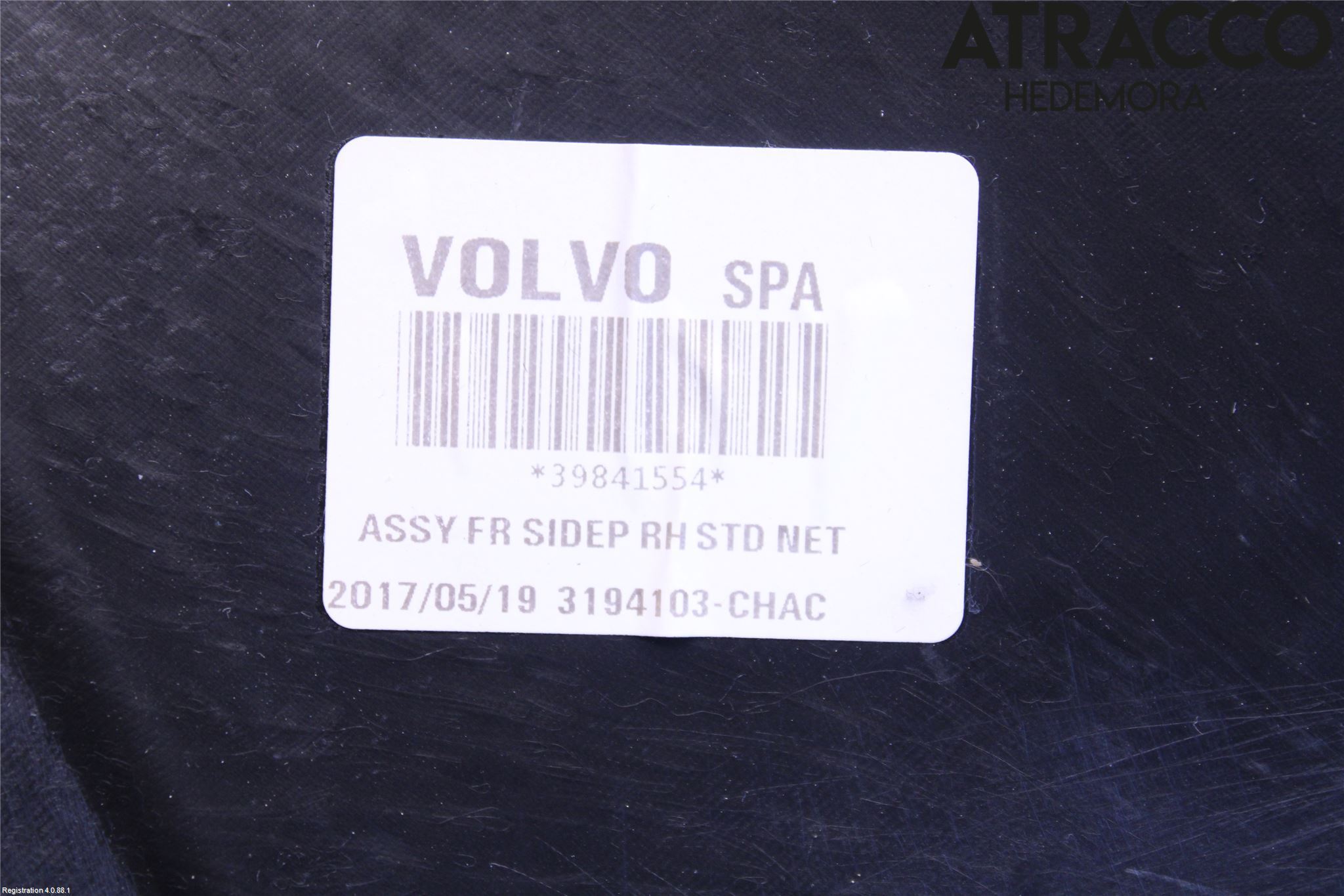Volvo S90 17->> Innr Konsoll-Lomme