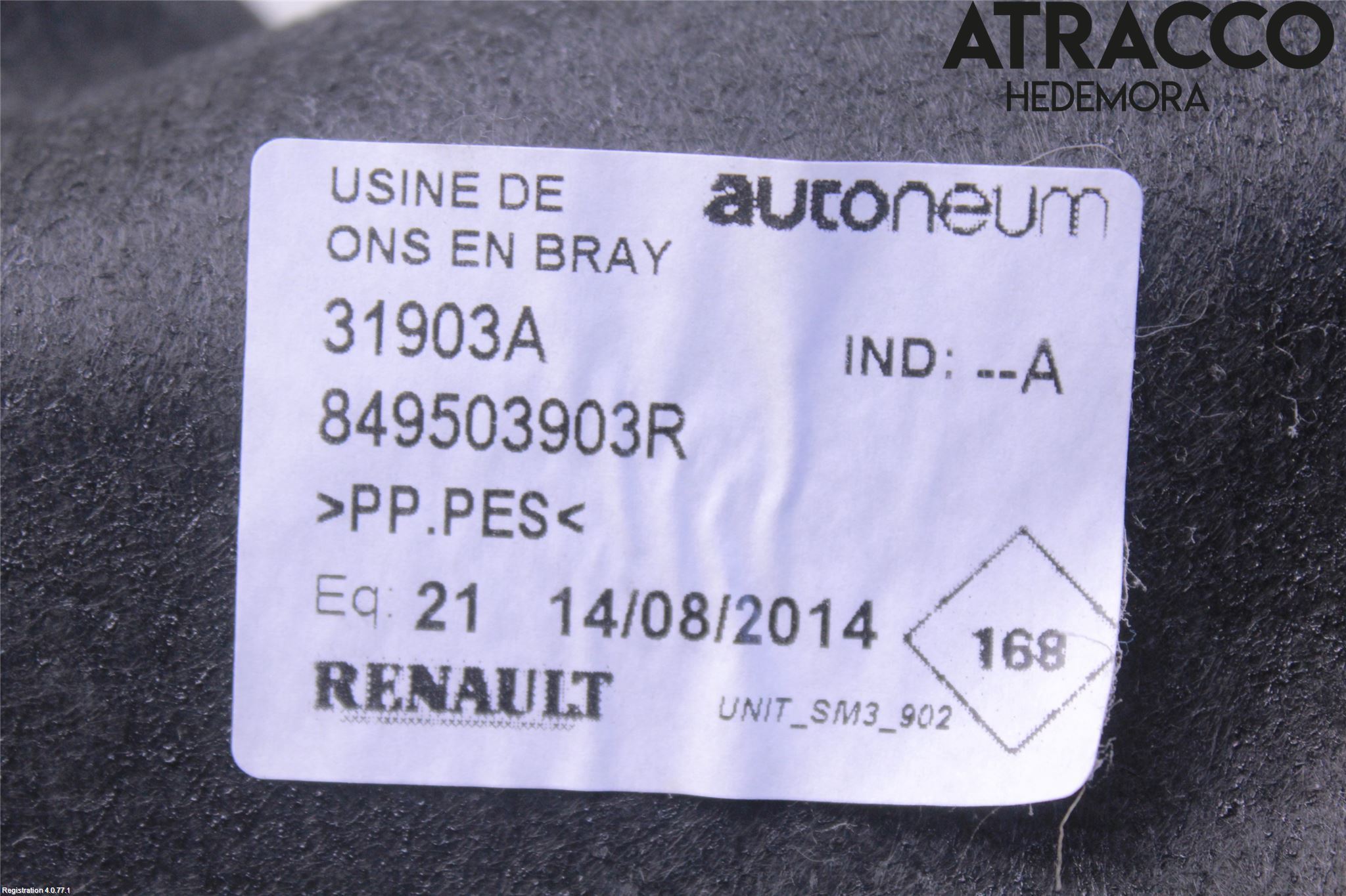 Renault ZOE/E-TECH 13- Innr Bakluketrekk