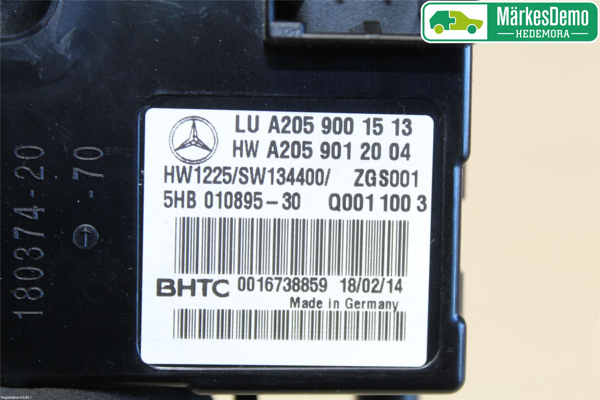Mercedes-Benz MB C-KLASS (W205) 14-21 Styreenhet Kupevarme