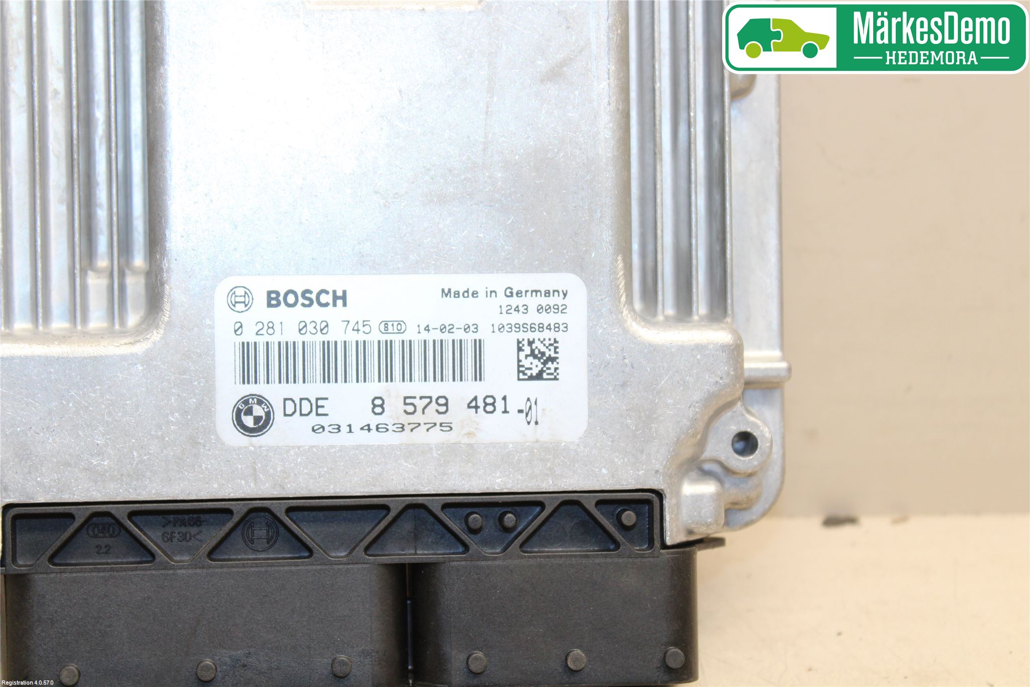 BMW 3 F30/F31/F80 12-19 Styreenhet Dieselpumpe