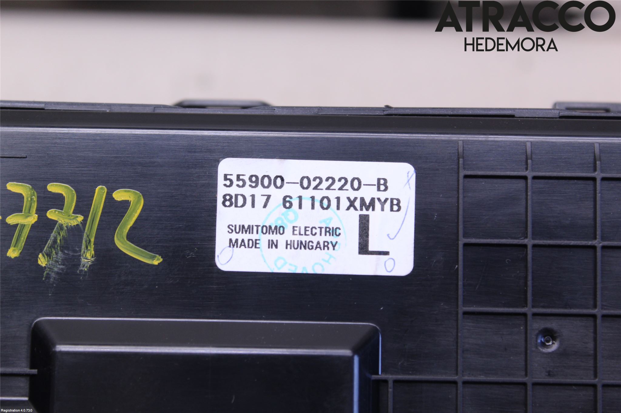Toyota AURIS 07-09 Varme Ac Betjening-Display