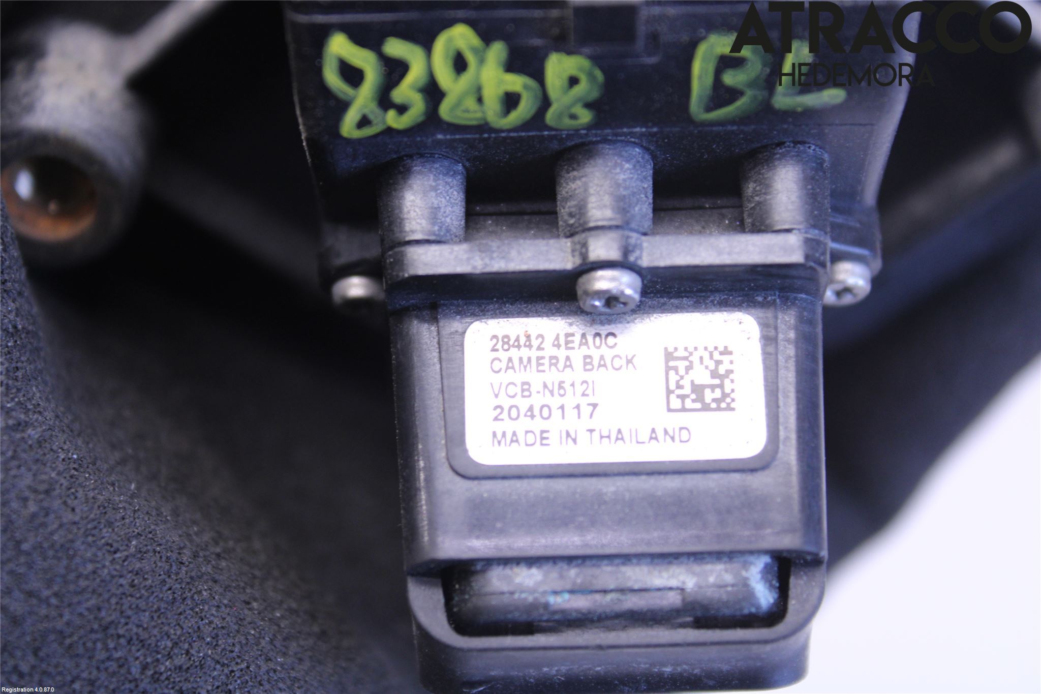 Nissan QASHQAI 14-17 Parkeringshjelp Kamera