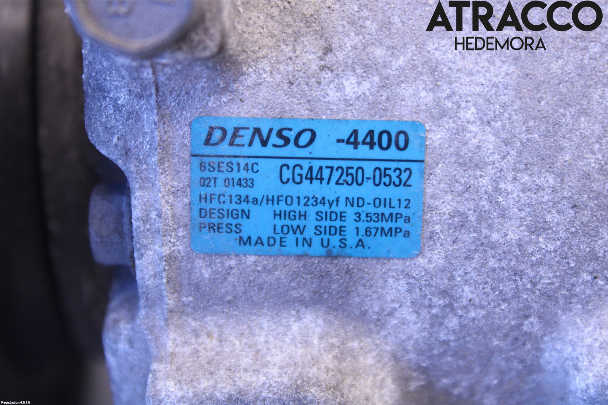 Kia OPTIMA 16-20 Varme Ac Kompressor