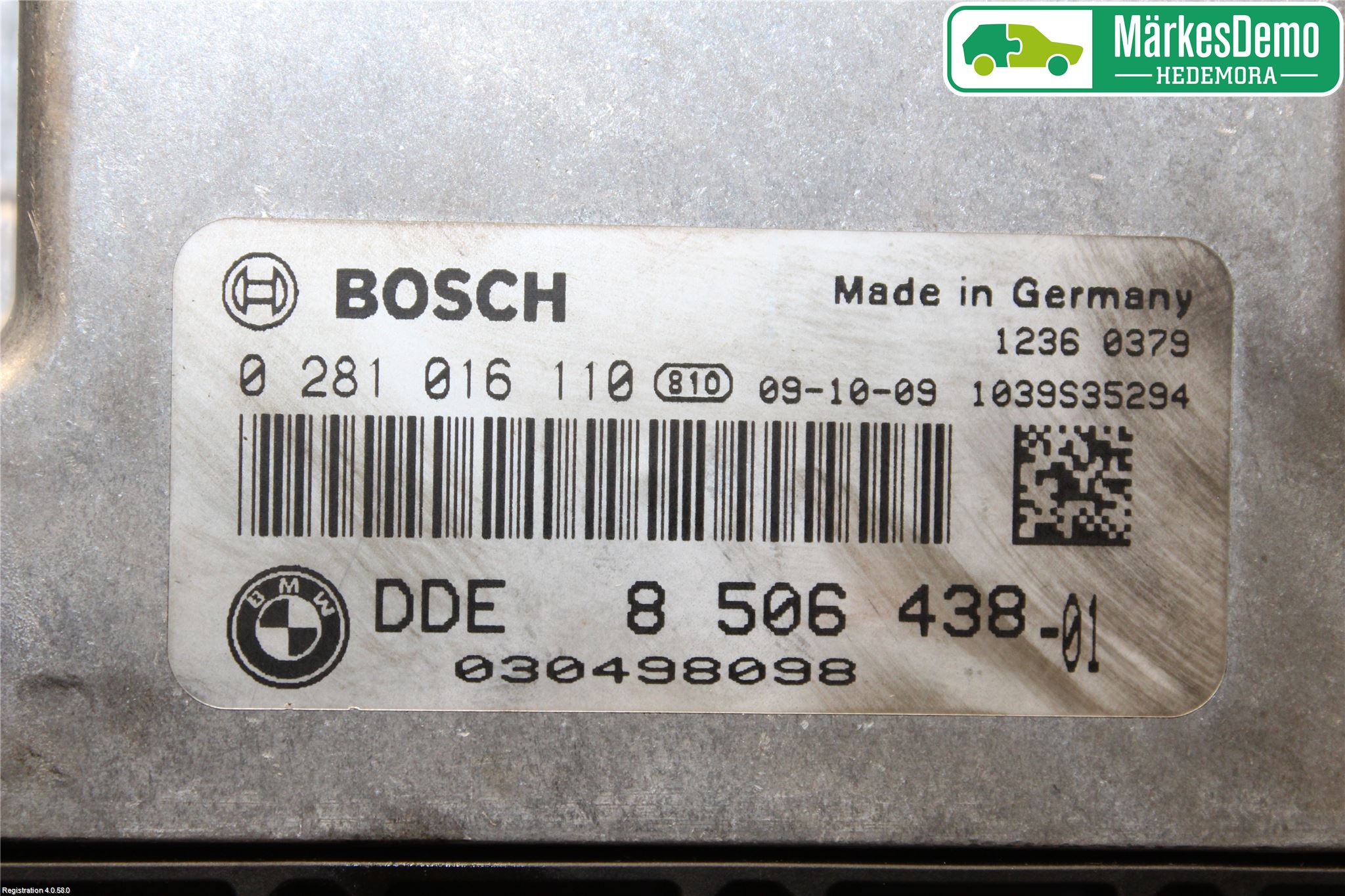 BMW 5 E60/61 Sed/Tou 02-10 Styreenhet Dieselpumpe