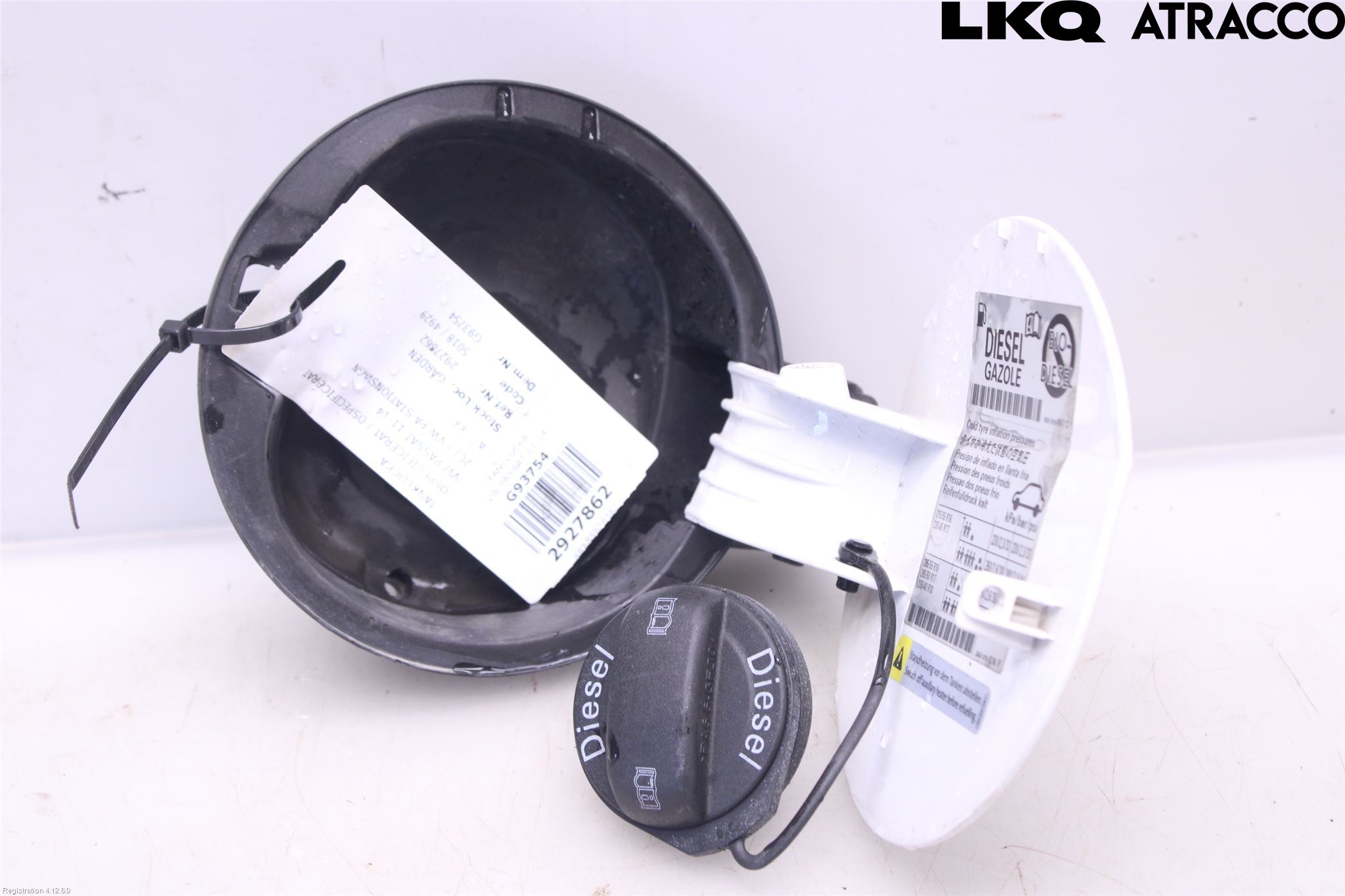 Volkswagen VW PASSAT 11-14 Drivstoff Tankluke