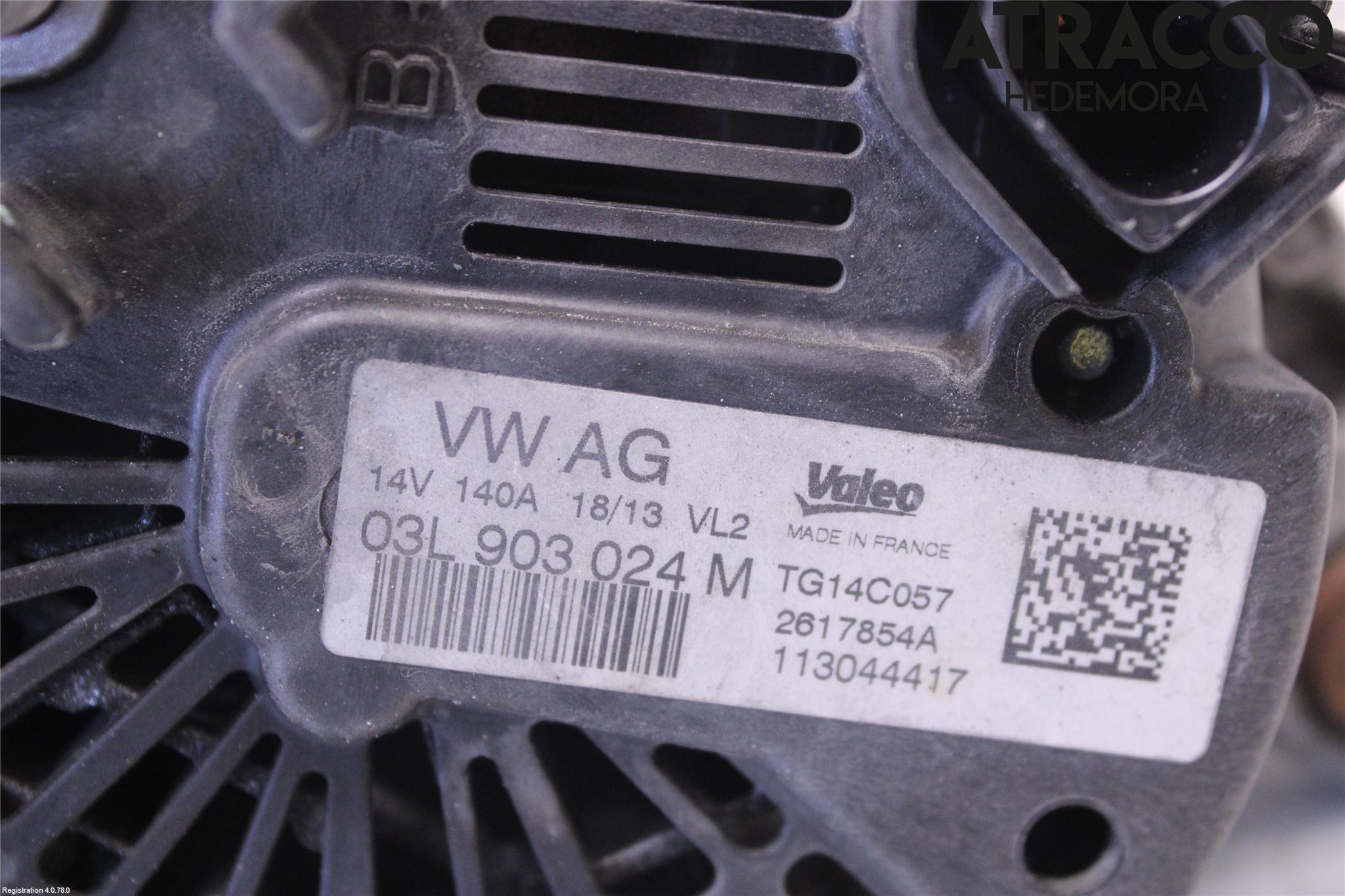 Volkswagen VW CADDY 11-15 Dynamo