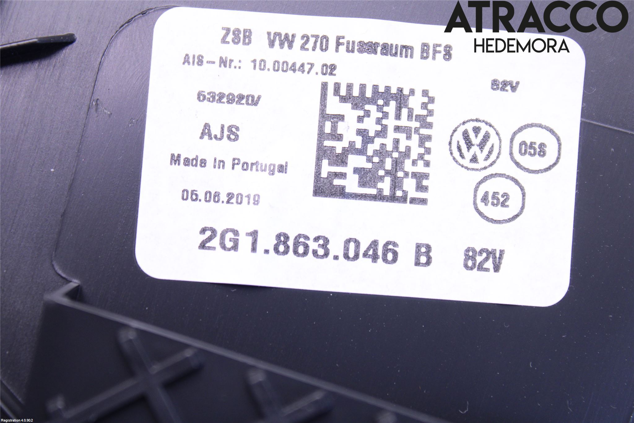Volkswagen VW POLO VI 18->> Innr Konsoll-Lomme
