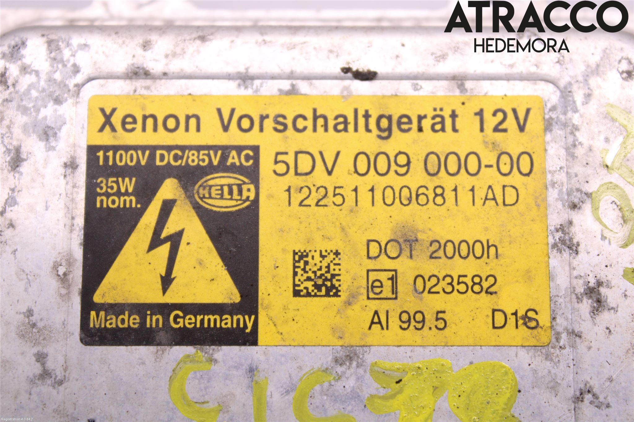 BMW 5 E60/61 Sed/Tou 02-10 Styreenhet Xenon