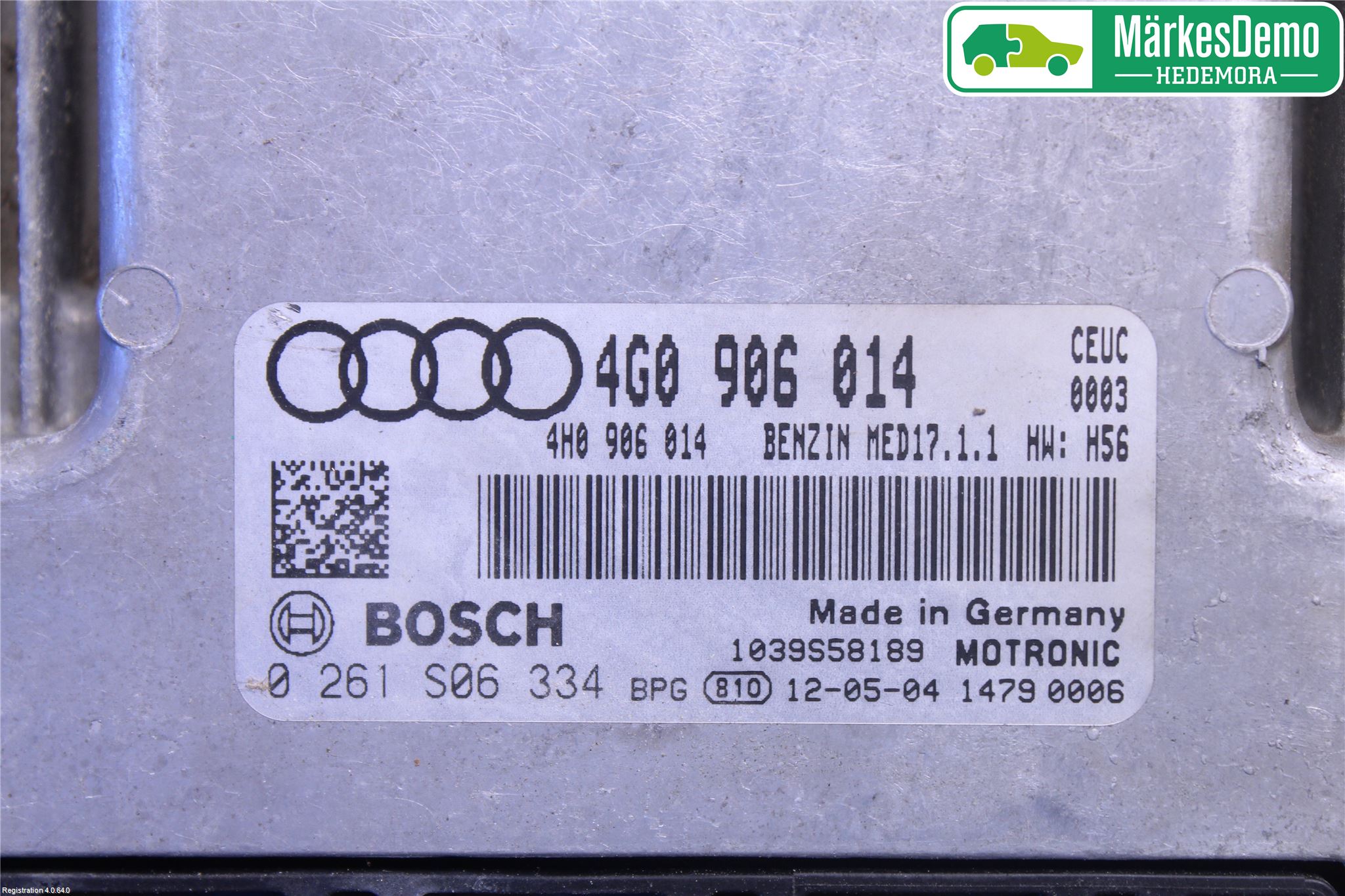 Audi A6/S6 4G 11-18 Styreenhet Innsprøytning