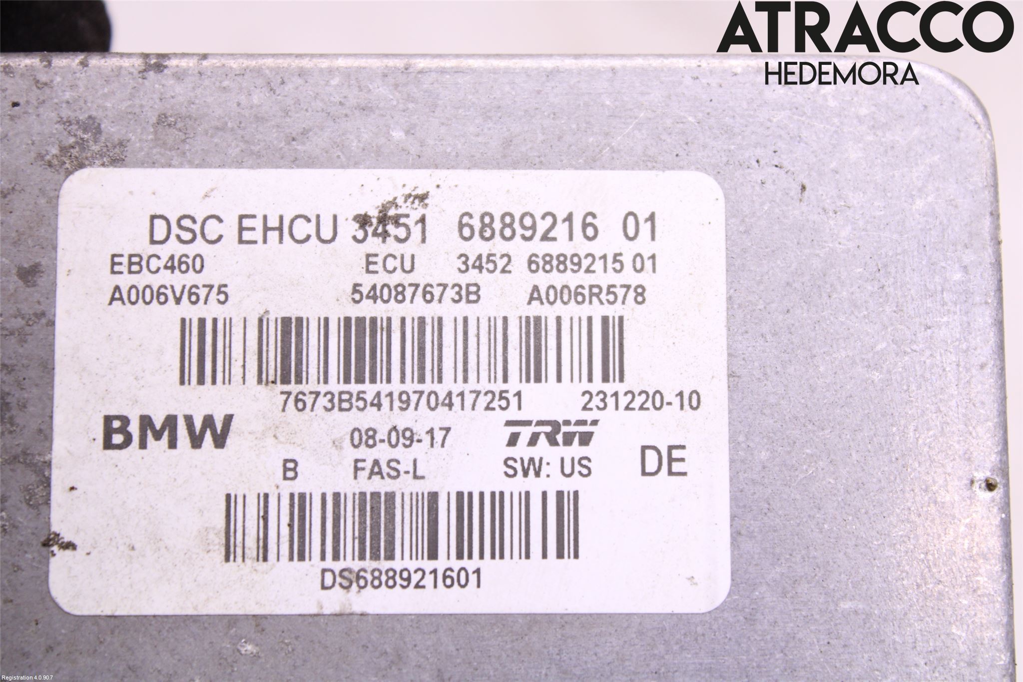 BMW 5 G30/G31/F90 17-23 Abs Hydraulikkaggregat