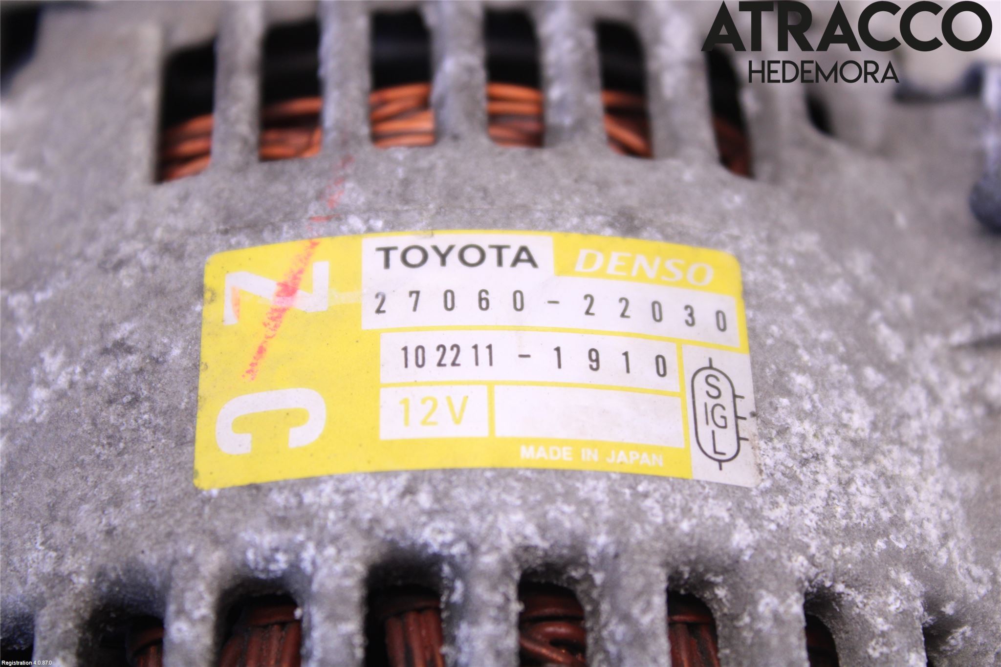 Toyota COROLLA 02-07 Dynamo