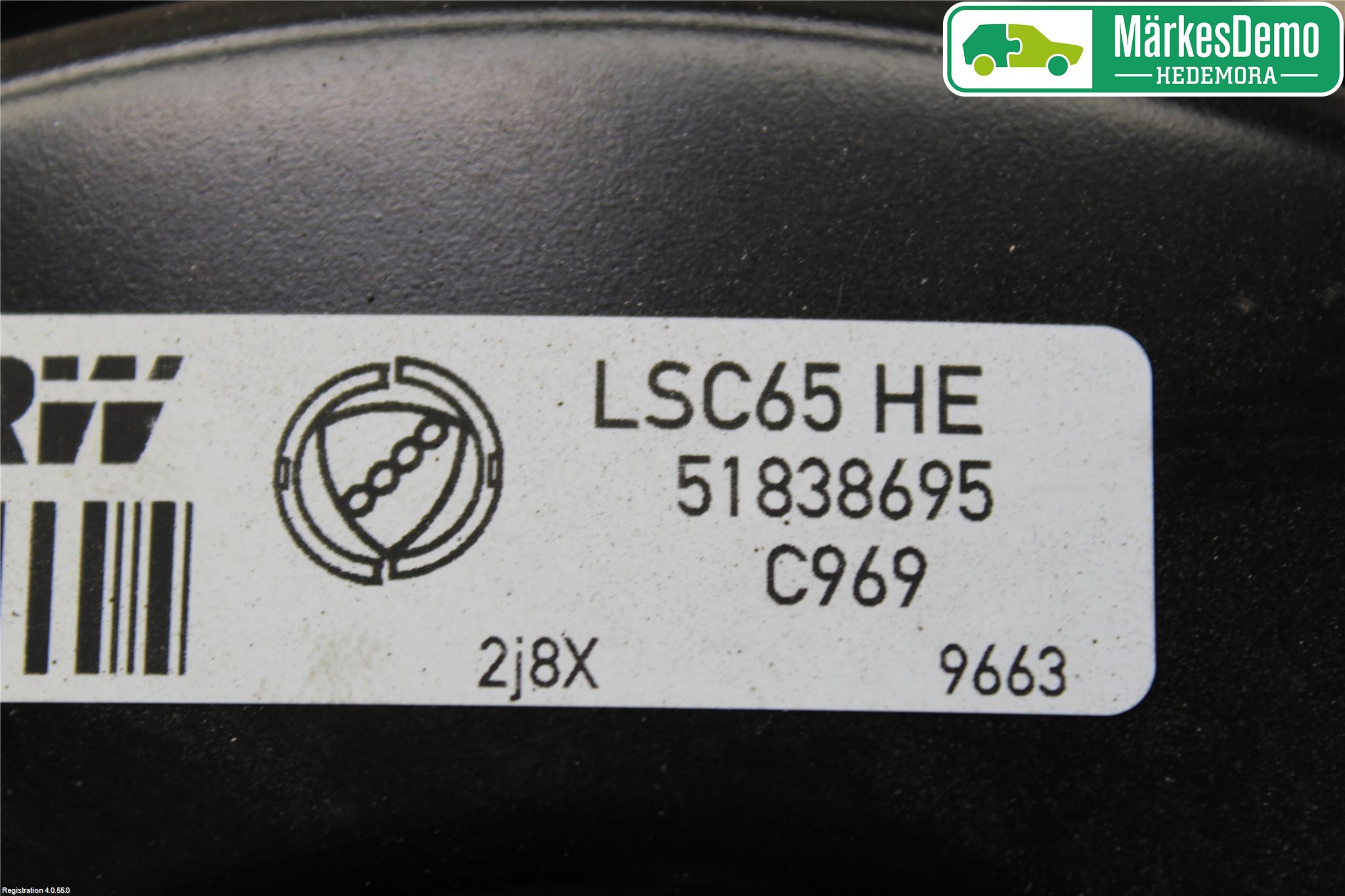 Fiat 500 07- Bremseservo