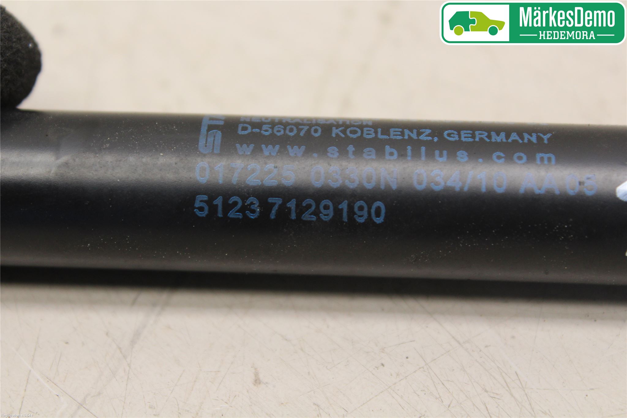 BMW 3 E92/93 Coupé/Cab 05-14 Panser Demper-Gassfjær