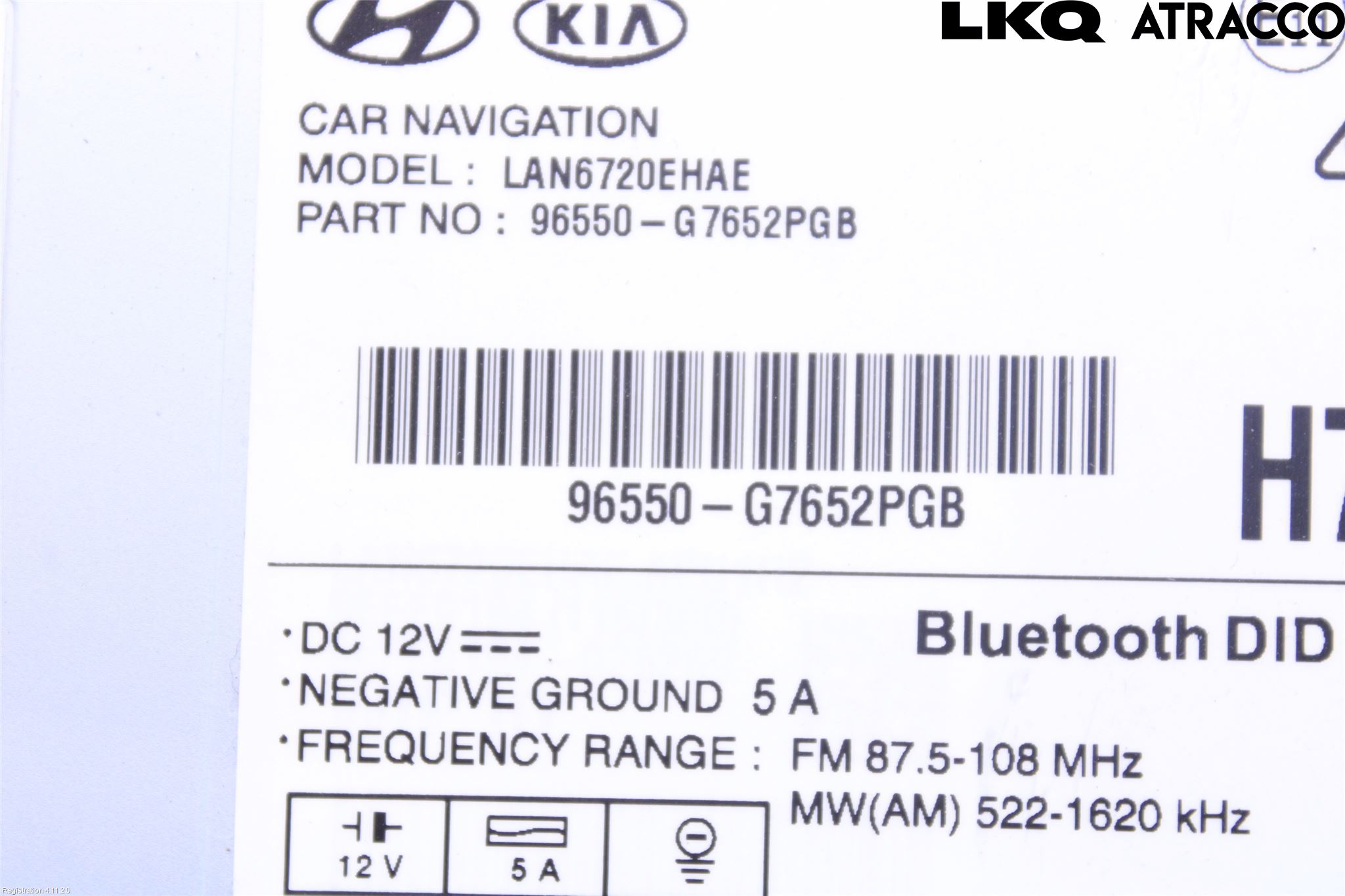 Hyundai IONIQ AE 17-22 Stereo Radio Med Cd