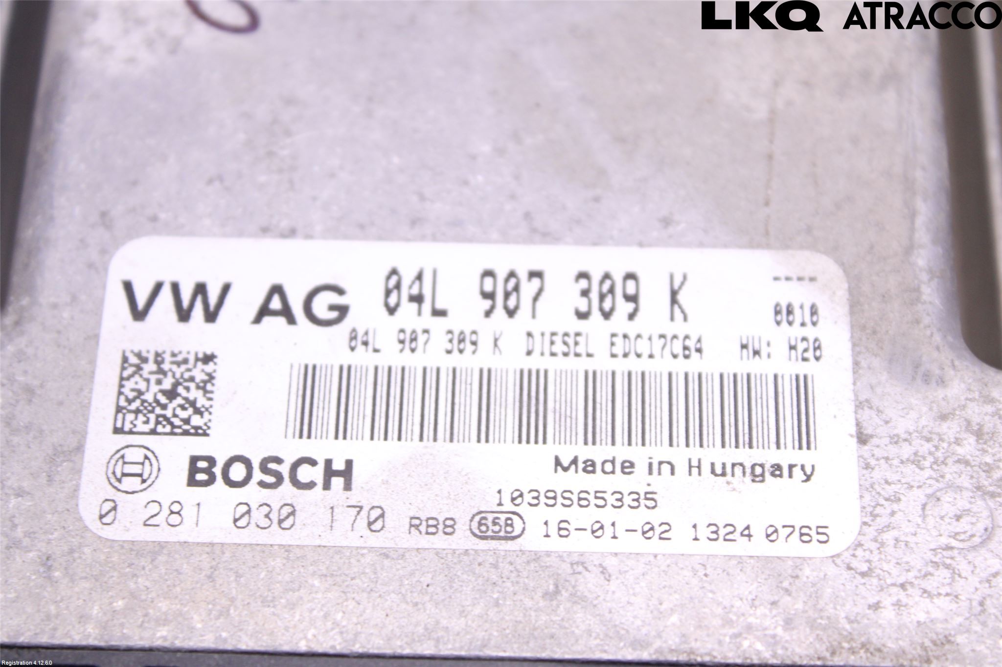 Volkswagen VW CADDY 16-20 Styreenhet Dieselpumpe
