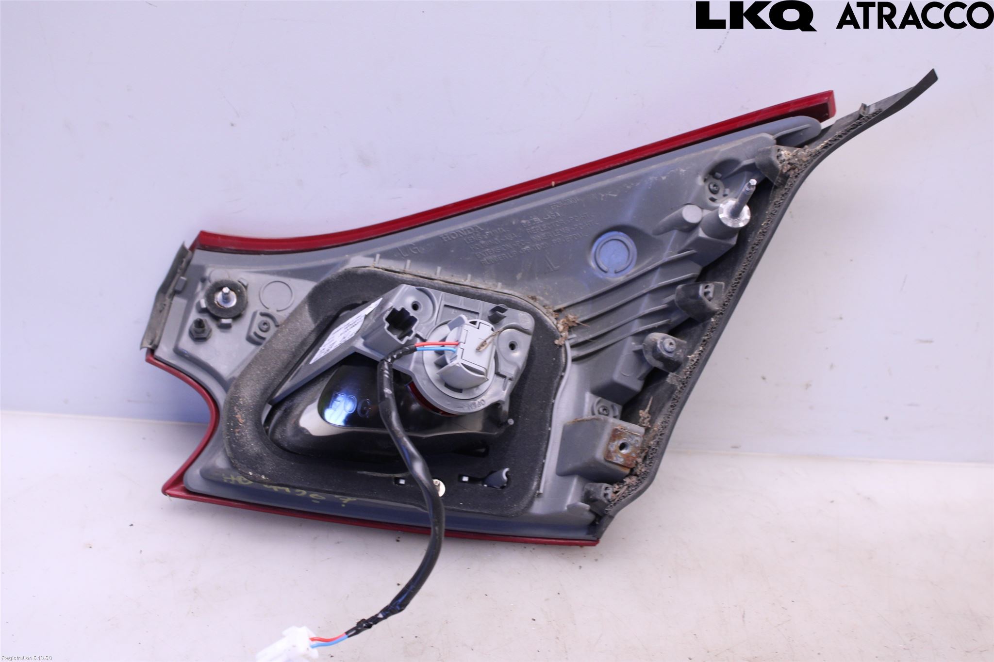 Honda CIVIC 12-16 Baklykt Venstre  På Luke(Indre