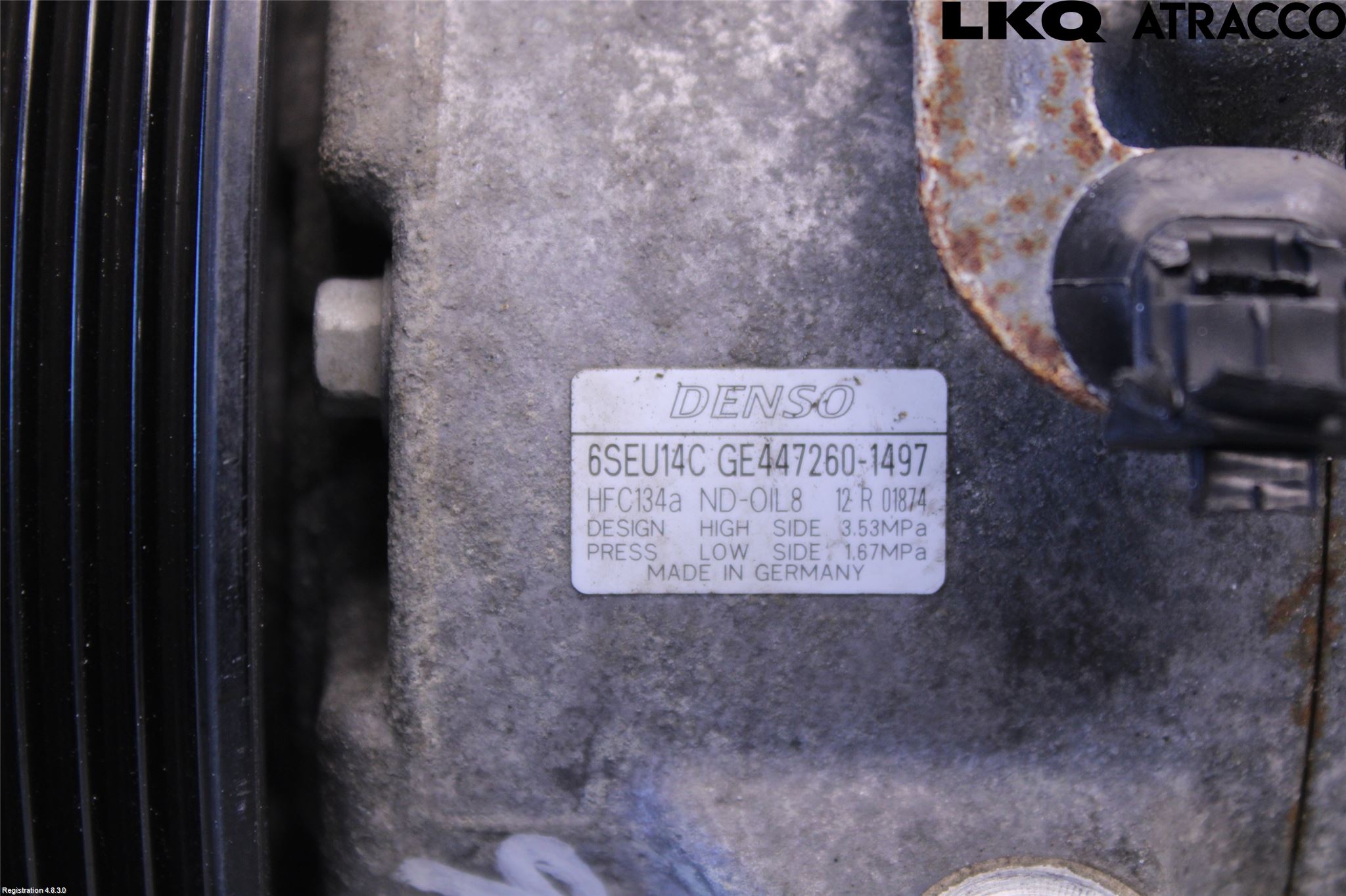 Toyota AVENSIS 09-15 Varme Ac Kompressor
