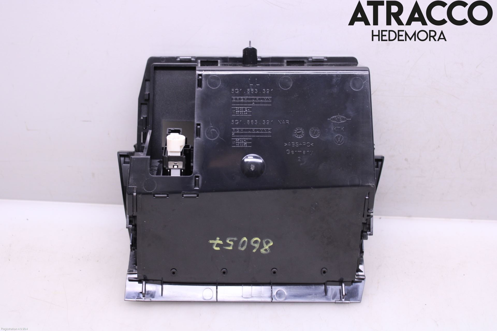 Volkswagen VW GOLF / E-GOLF VII 13-20 Innr Oppbevaringsrom
